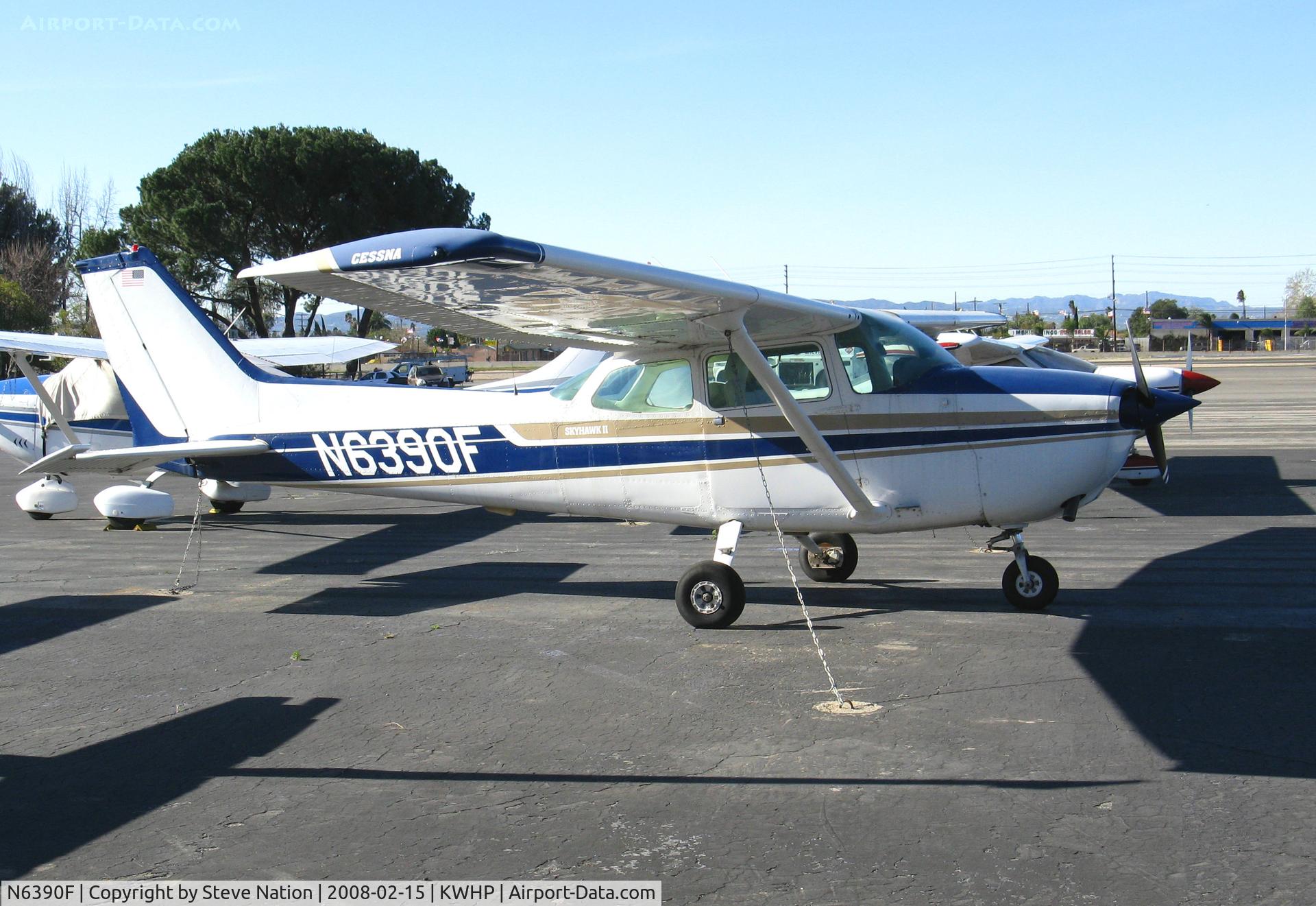N6390F, 1979 Cessna 172N C/N 17273216, This 1979 Cessna 172N was locally based in Feb 2008 @ Whiteman Airport, Pacoima, CA (now in Carson City, NV)