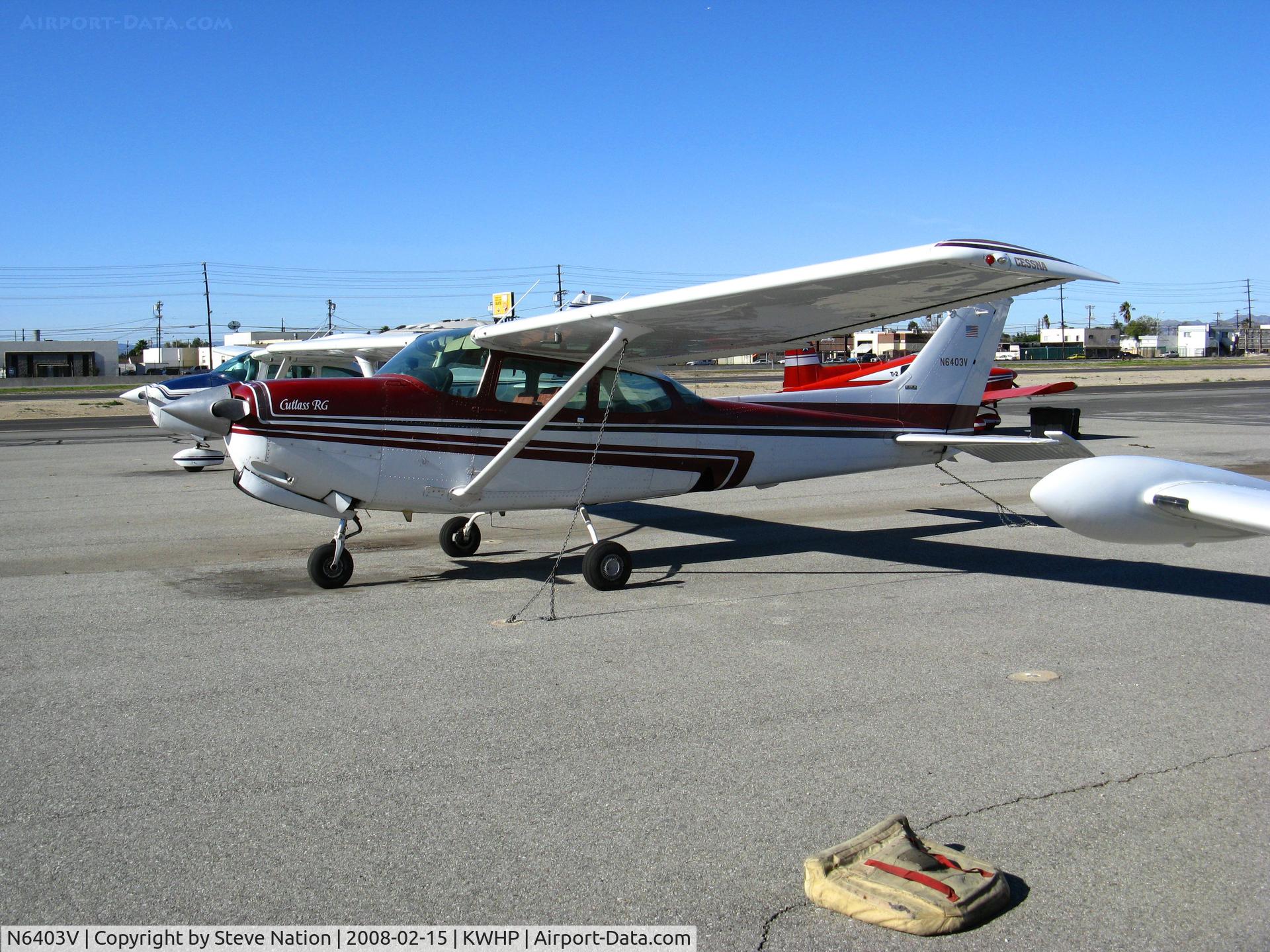 N6403V, 1980 Cessna 172RG Cutlass RG C/N 172RG0665, Vista Aviation 1980 Cessna 172RG @ Whiteman Airport, Pacoima, CA home base