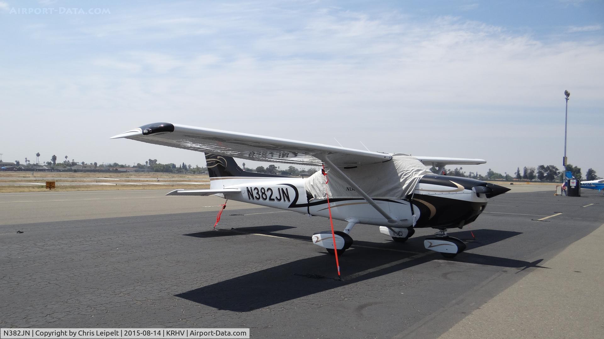 N382JN, 1973 Cessna 172M C/N 17262794, Very nice California-based 1973 Cessna 172M parked on the transient ramp at Reid Hillview Airport, San Jose, CA.
