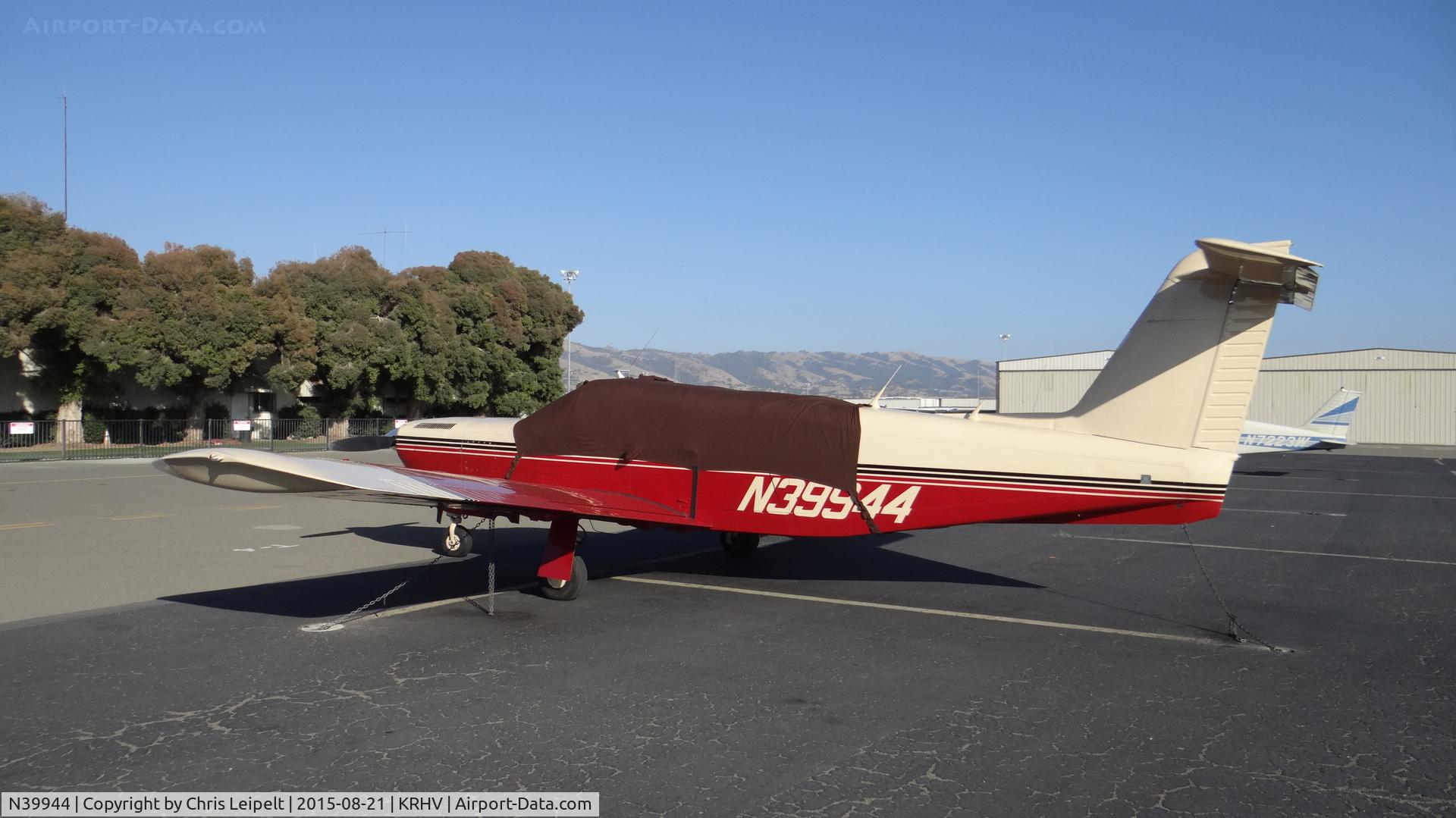 N39944, 1978 Piper PA-32RT-300T Turbo Lance II C/N 32R-7887171, California-based 1978 Piper Saratoga Turbo (with cover) sitting on the transient ramp at Reid Hillview Airport, San Jose, CA.