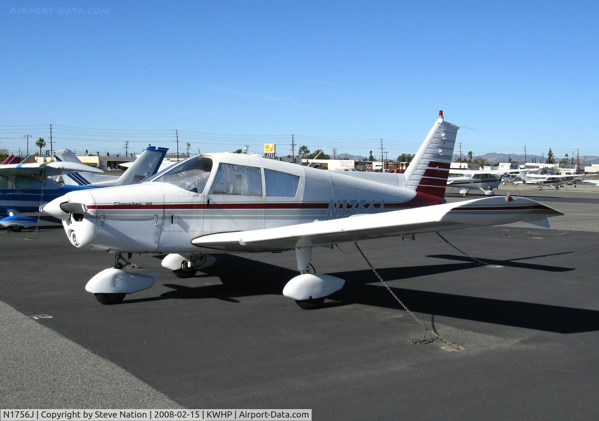N1756J, 1968 Piper PA-28-140 C/N 28-24175, Locally-Based 1968 Piper PA-28-140 @ Whiteman Airport, Pacoima, CA
