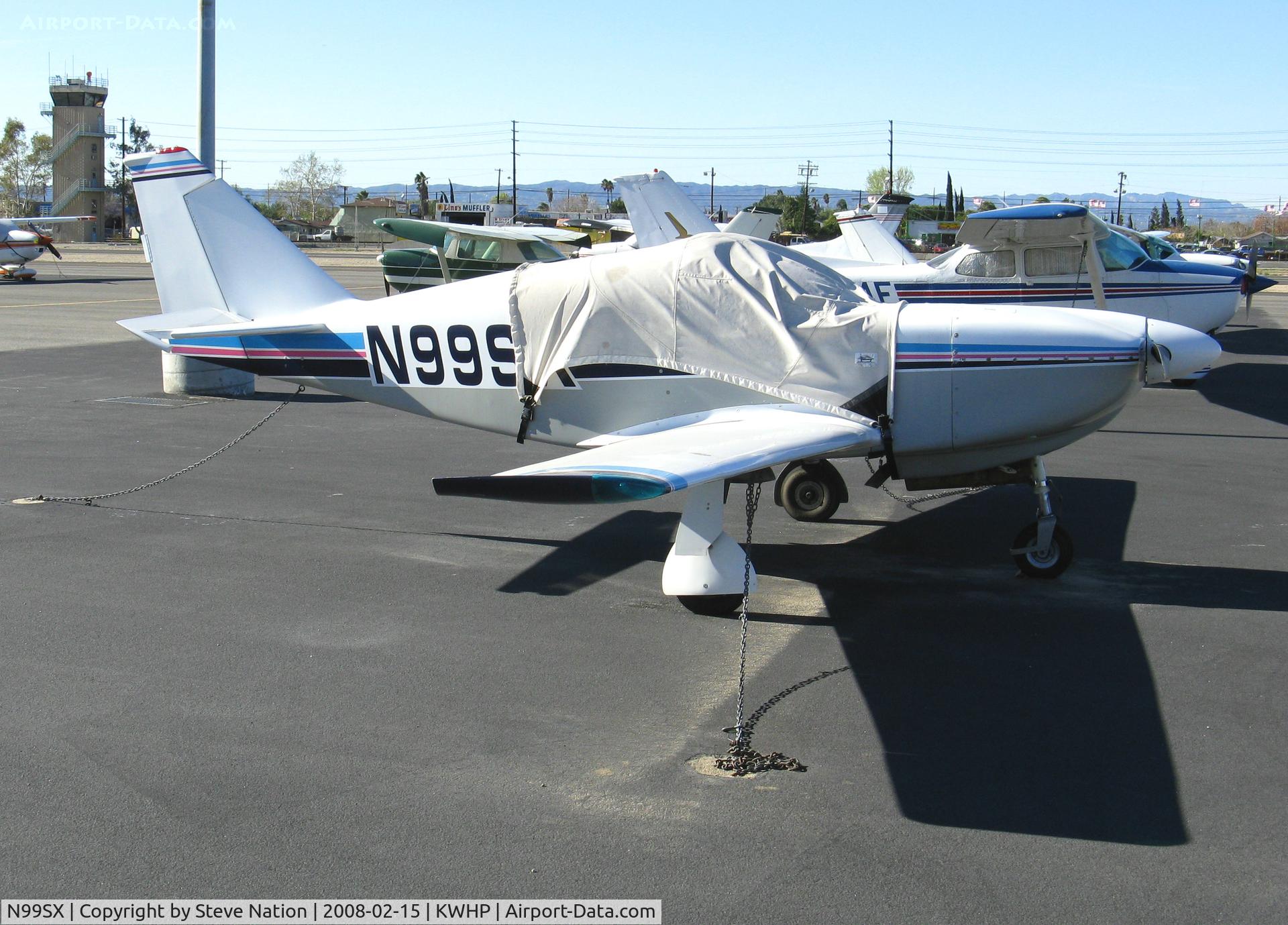 N99SX, 1992 Stoddard-Hamilton Glasair SHA C/N 795, Locally-Based 1992 Glasair SHA with cockpit cover @ Whiteman Airport, Pacoima, CA