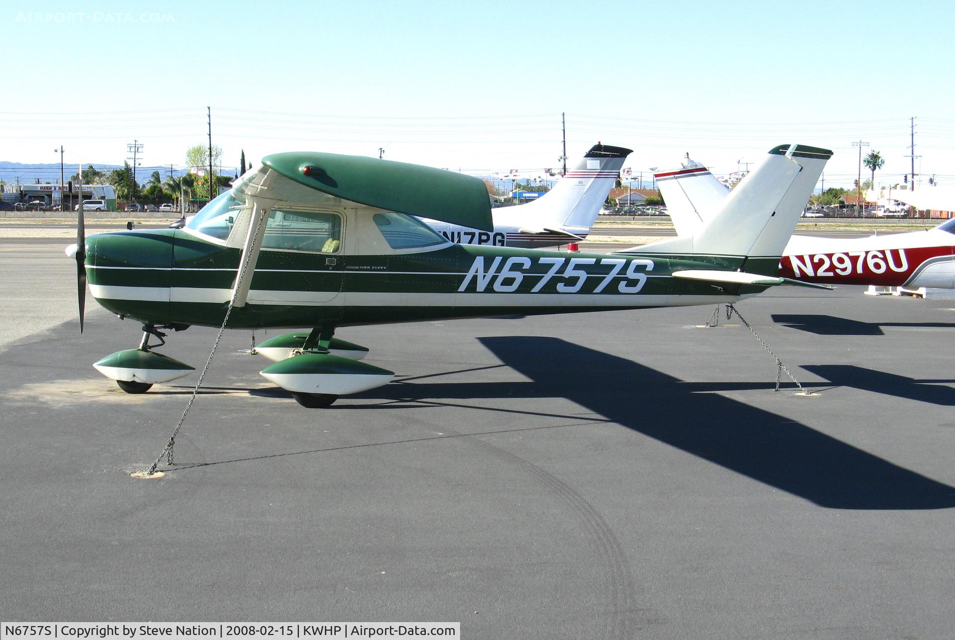 N6757S, 1967 Cessna 150H C/N 15067557, Locally-Based 1967 Cessna 150H @ Whiteman Airport, Pacoima, CA