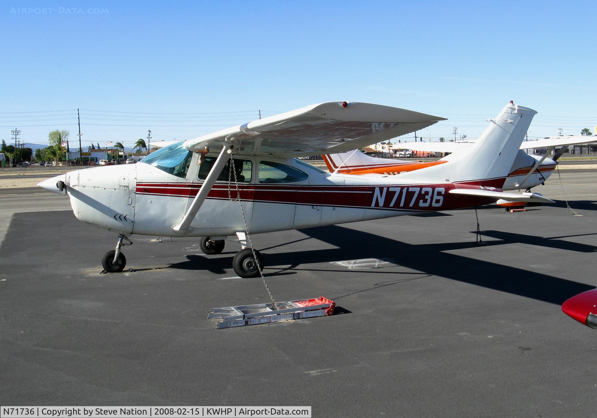 N71736, 1969 Cessna 182M Skylane C/N 18259736, Locally-Based 1969 Cessna 182M @ Whiteman Airport, Pacoima, CA