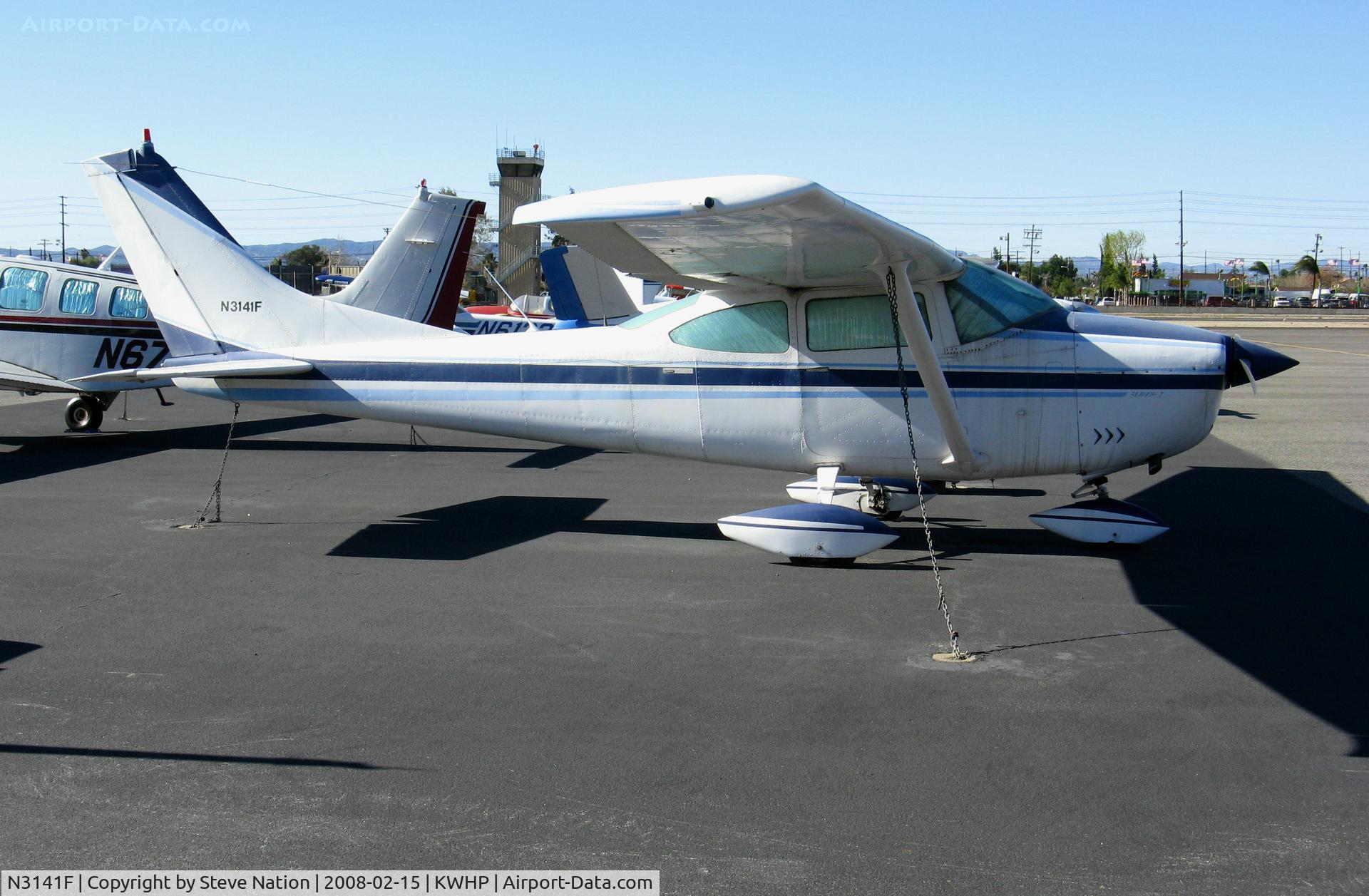 N3141F, 1966 Cessna 182J Skylane C/N 18257241, 1966 Cessna 182J visiting  Whiteman Airport, Pacoima, CA