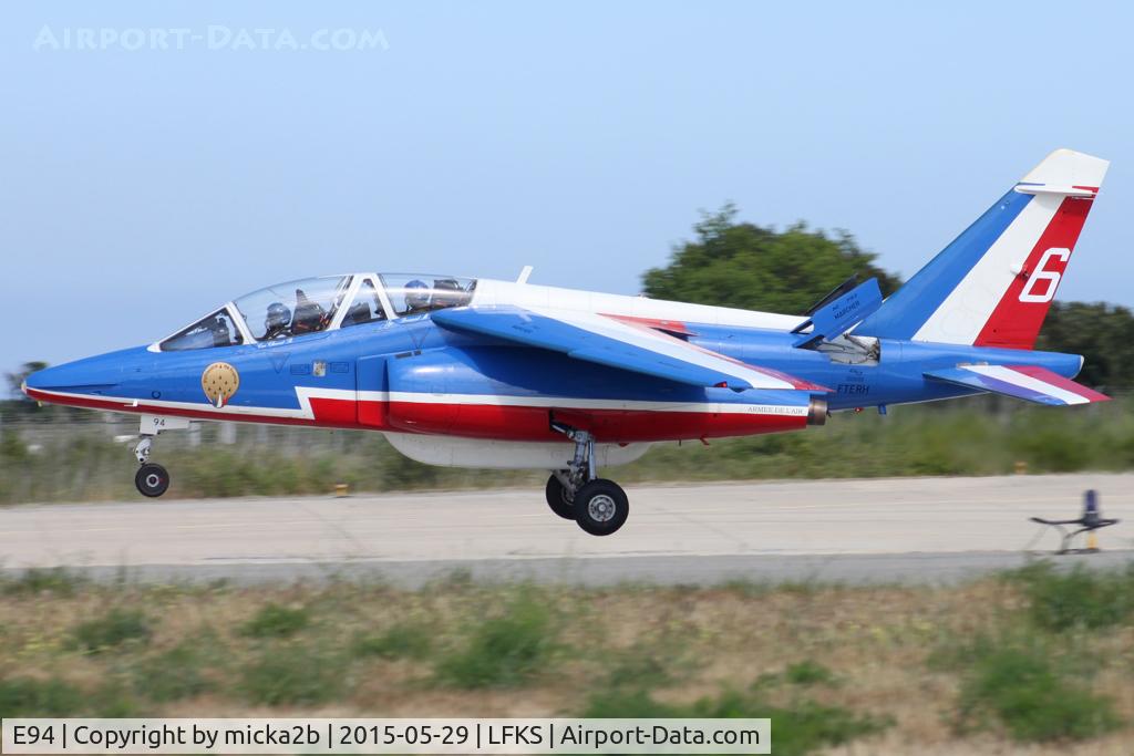 E94, Dassault-Dornier Alpha Jet E C/N E94, Landing