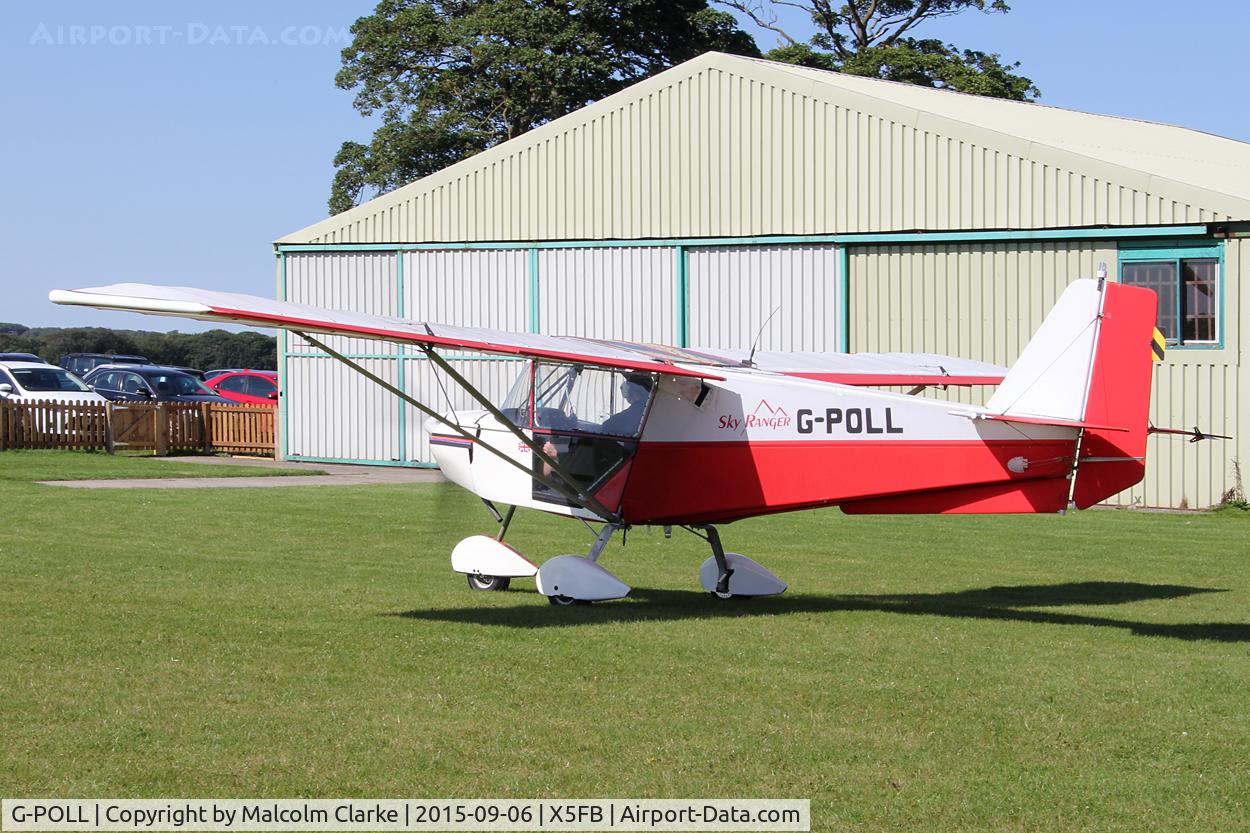 G-POLL, 2004 Best Off Skyranger 912(1) C/N BMAA/HB/290, Best Off Skyranger 912(1) at Fishburn Airfield, September 6th 2015.