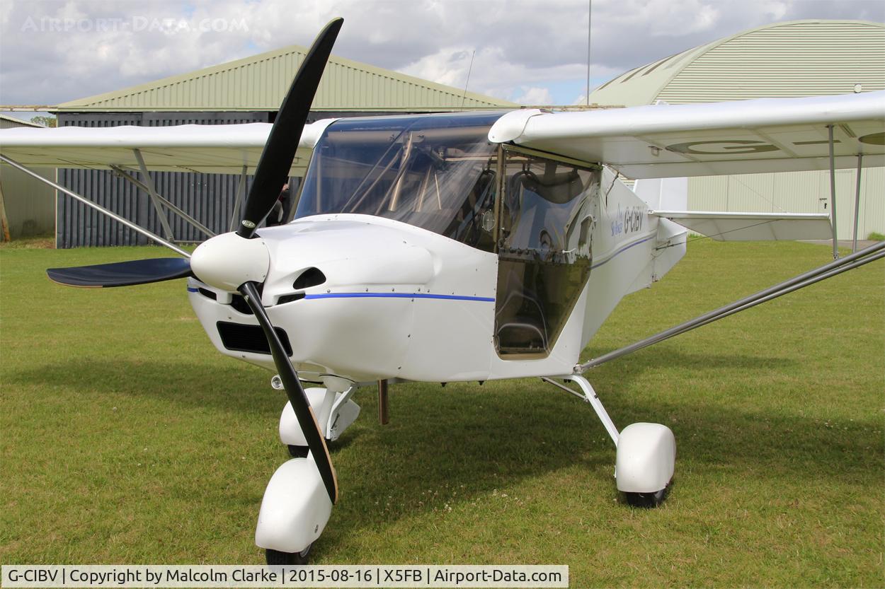 G-CIBV, 2013 Skyranger Swift 912S(1) C/N BMAA/HB/640, Skyranger Swift 912S(1), an airfield resident. Fishburn Airfield, August 16th 2015.