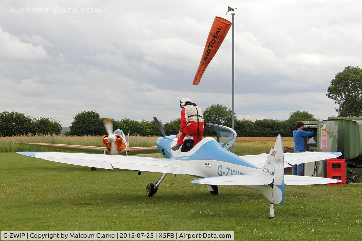 G-ZWIP, 2005 Silence Twister C/N PFA 329-14211, Silence Twister G-ZWIP and sister aircraft G-JINX, re-fuelled prior to take off to participate in the 2015 Sunderland Airshow. Fishburn Airfield, July 25th 2015.