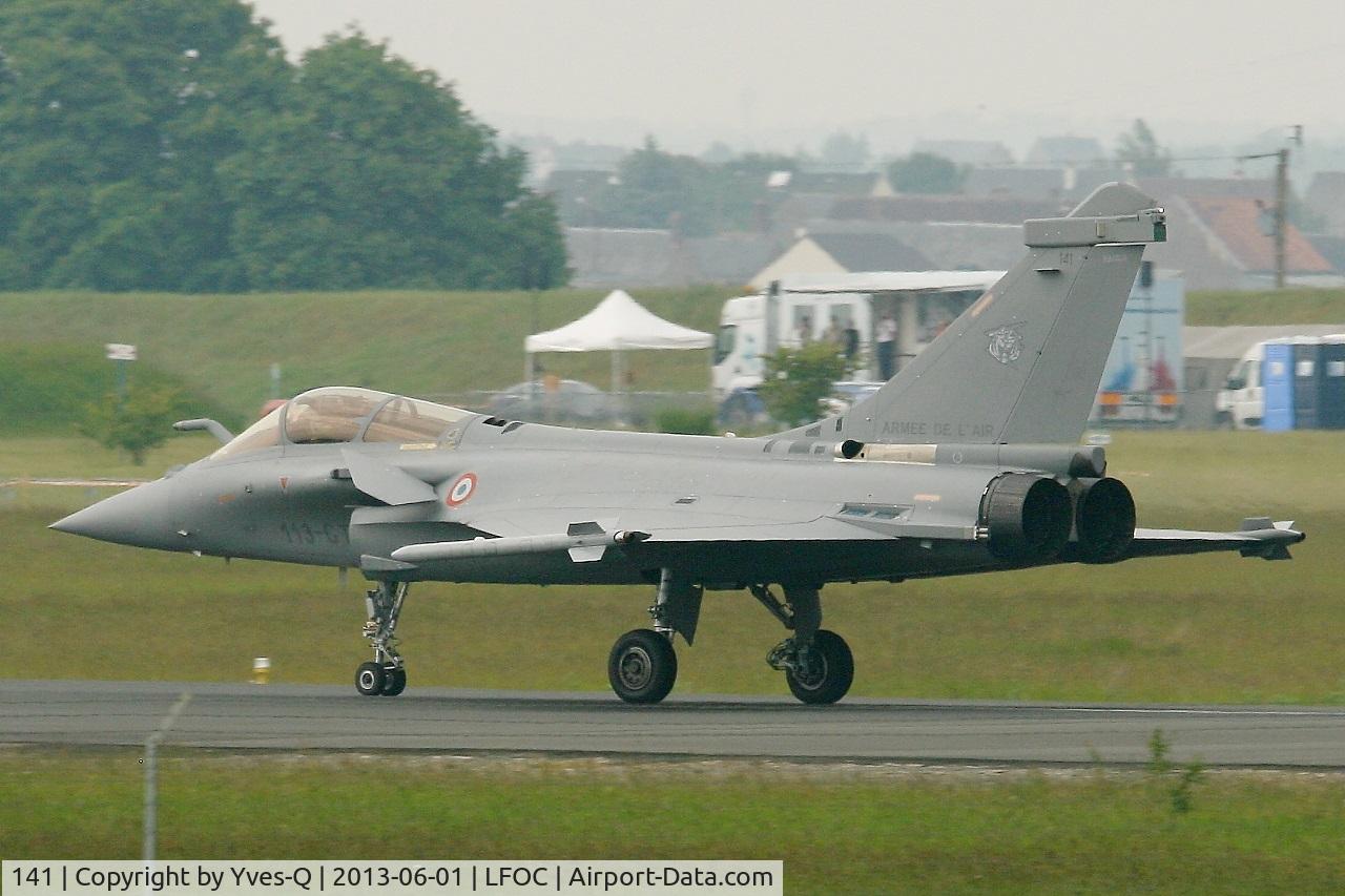 141, Dassault Rafale C C/N 141, French Air Force Dassault Rafale C (113-GT), Landing rwy 28, Châteaudun Air Base 279 (LFOC) Open day 2013