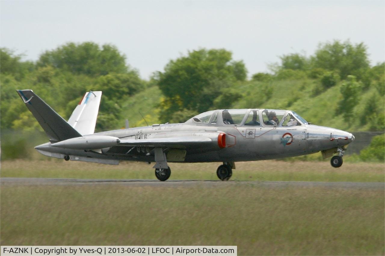 F-AZNK, Fouga CM-170 Magister C/N 217, Fouga CM-170 Magister, Landing rwy 28, Châteaudun Air Base 279 (LFOC) Open day 2013