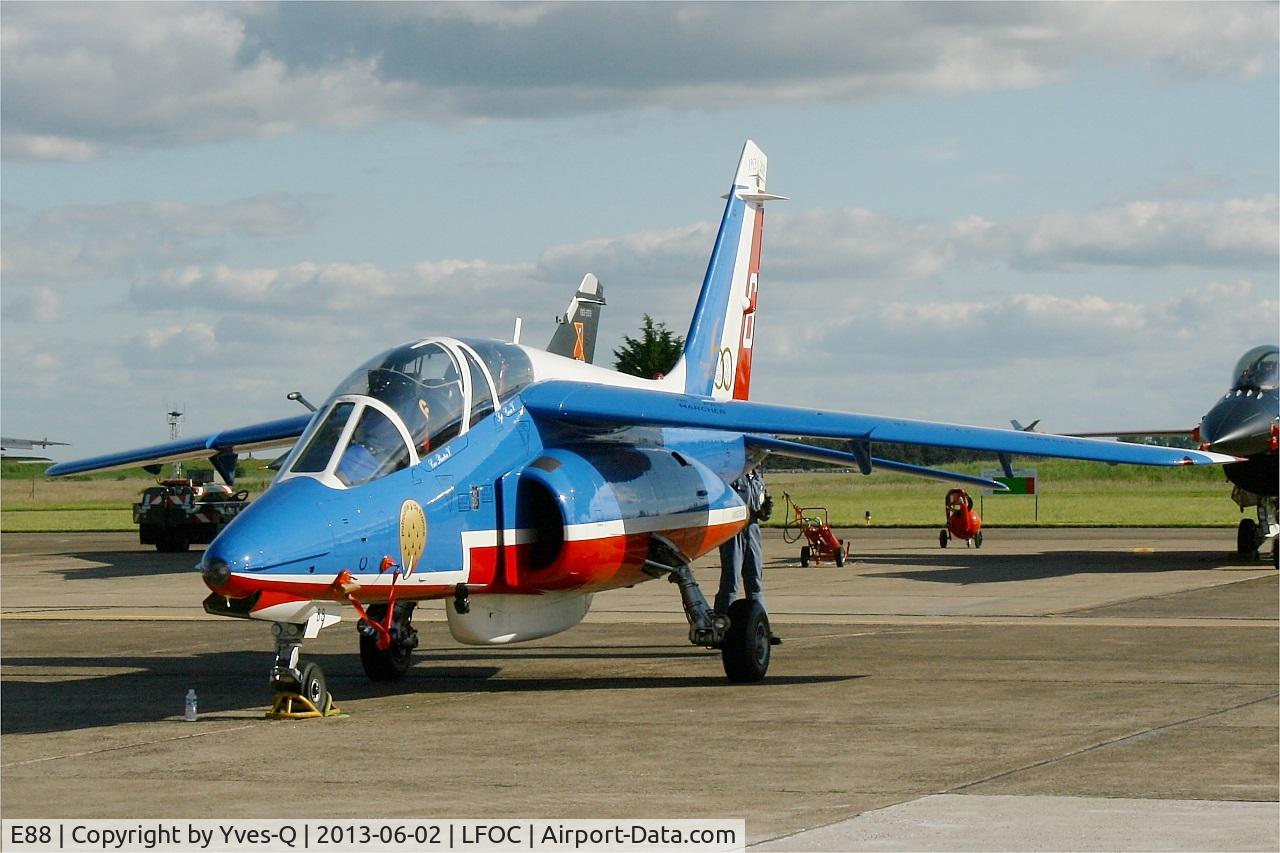 E88, Dassault-Dornier Alpha Jet E C/N E88, Dassault-Dornier Alpha Jet E (F-TELL), Athos 06 of Patrouille de France 2013, Châteaudun Air Base 279 (LFOC) Open day 2013