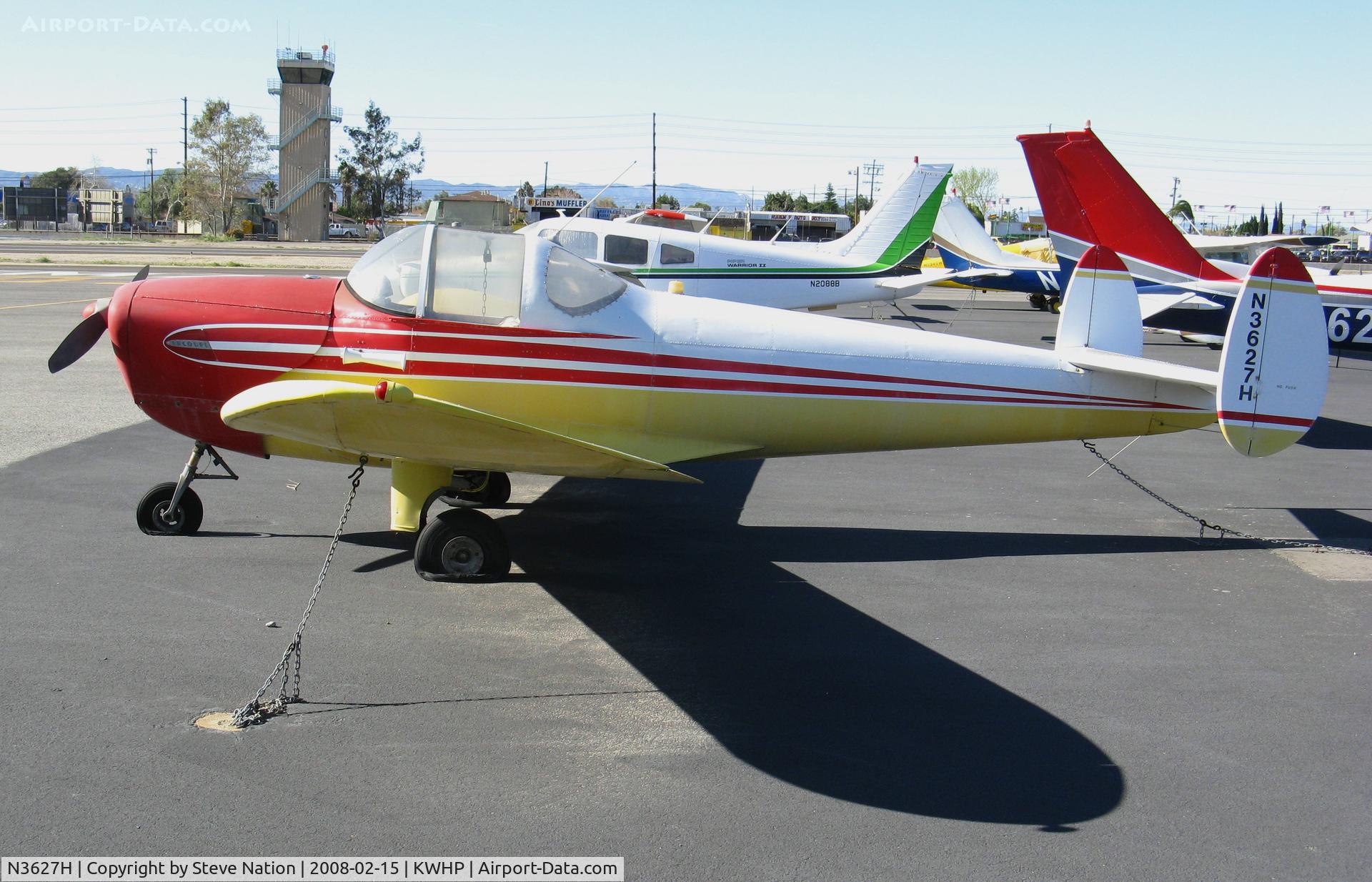 N3627H, 1946 Erco 415C Ercoupe C/N 4252, Locally-Based 1946 Ercoupe 415C @ Whiteman Airport, Pacoima, CA