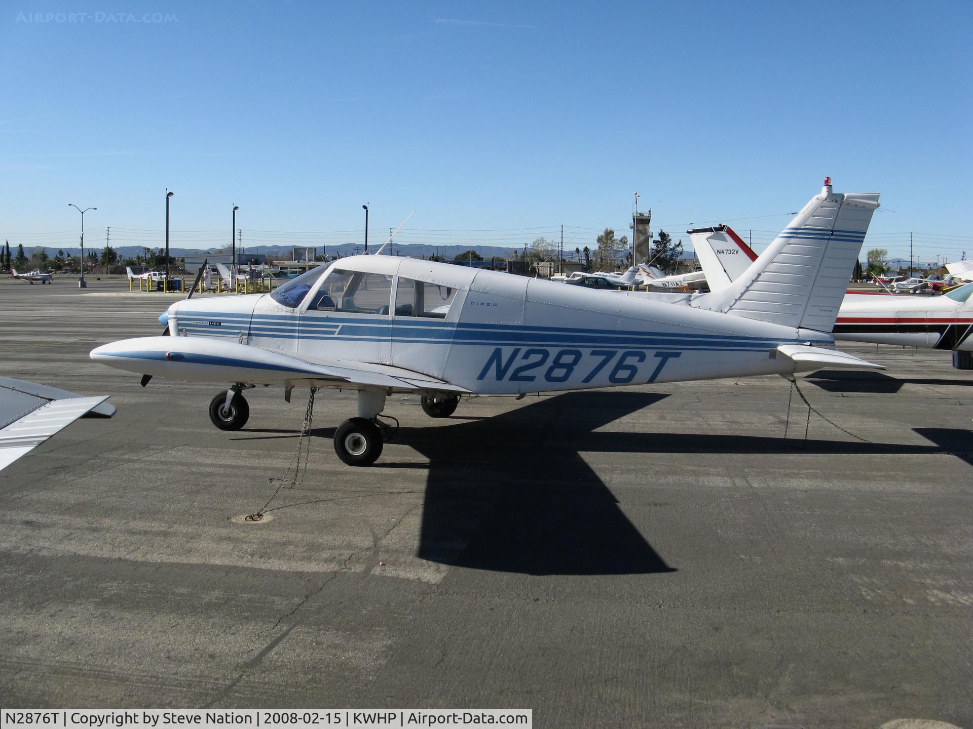 N2876T, 1972 Piper PA-28-140 C/N 28-7225261, Locally-Based 1972 Piper PA-28-140 @ Whiteman Airport, Pacoima, CA