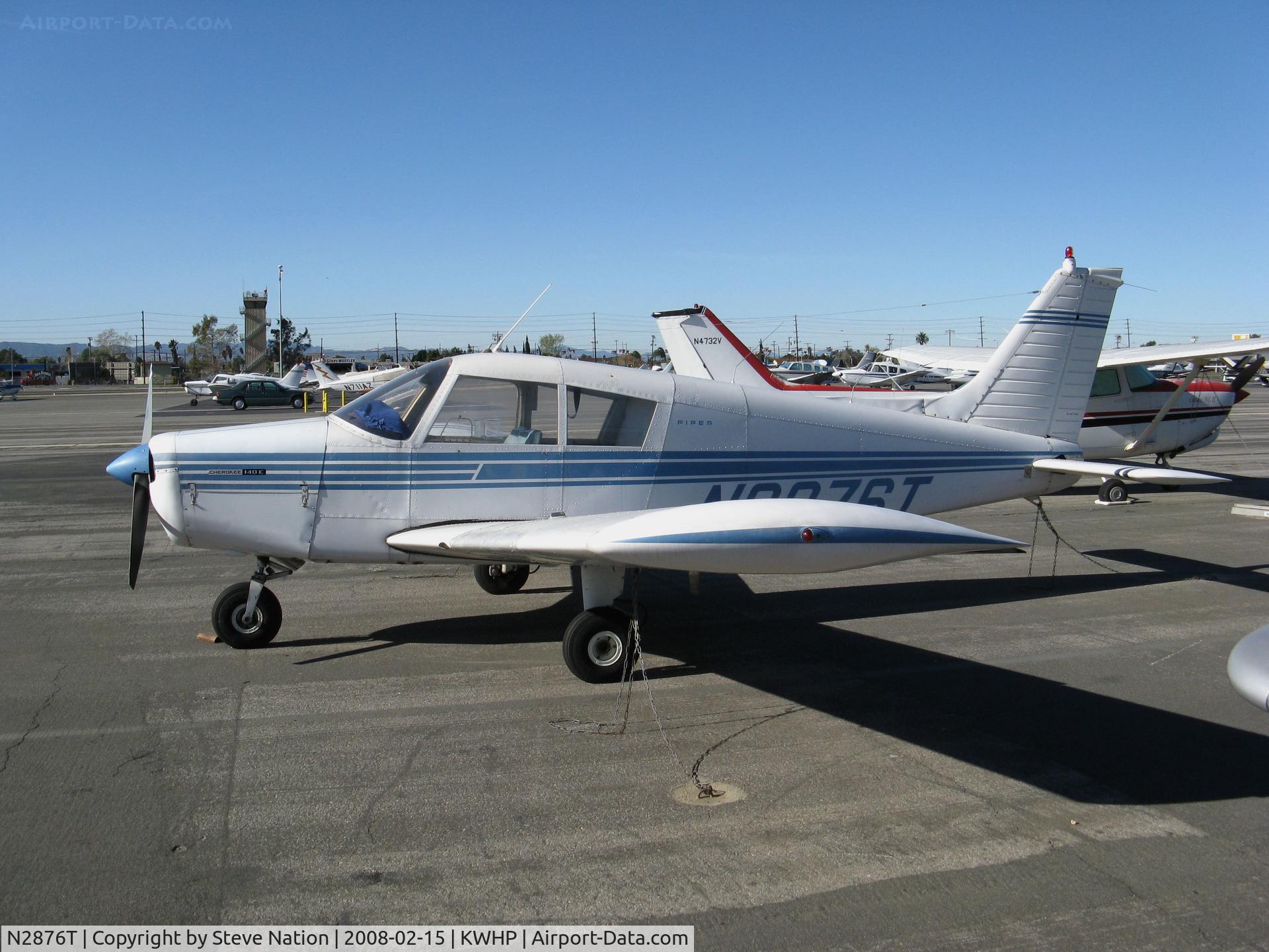 N2876T, 1972 Piper PA-28-140 C/N 28-7225261, Locally-Based 1972 Piper PA-28-140 @ Whiteman Airport, Pacoima, CA