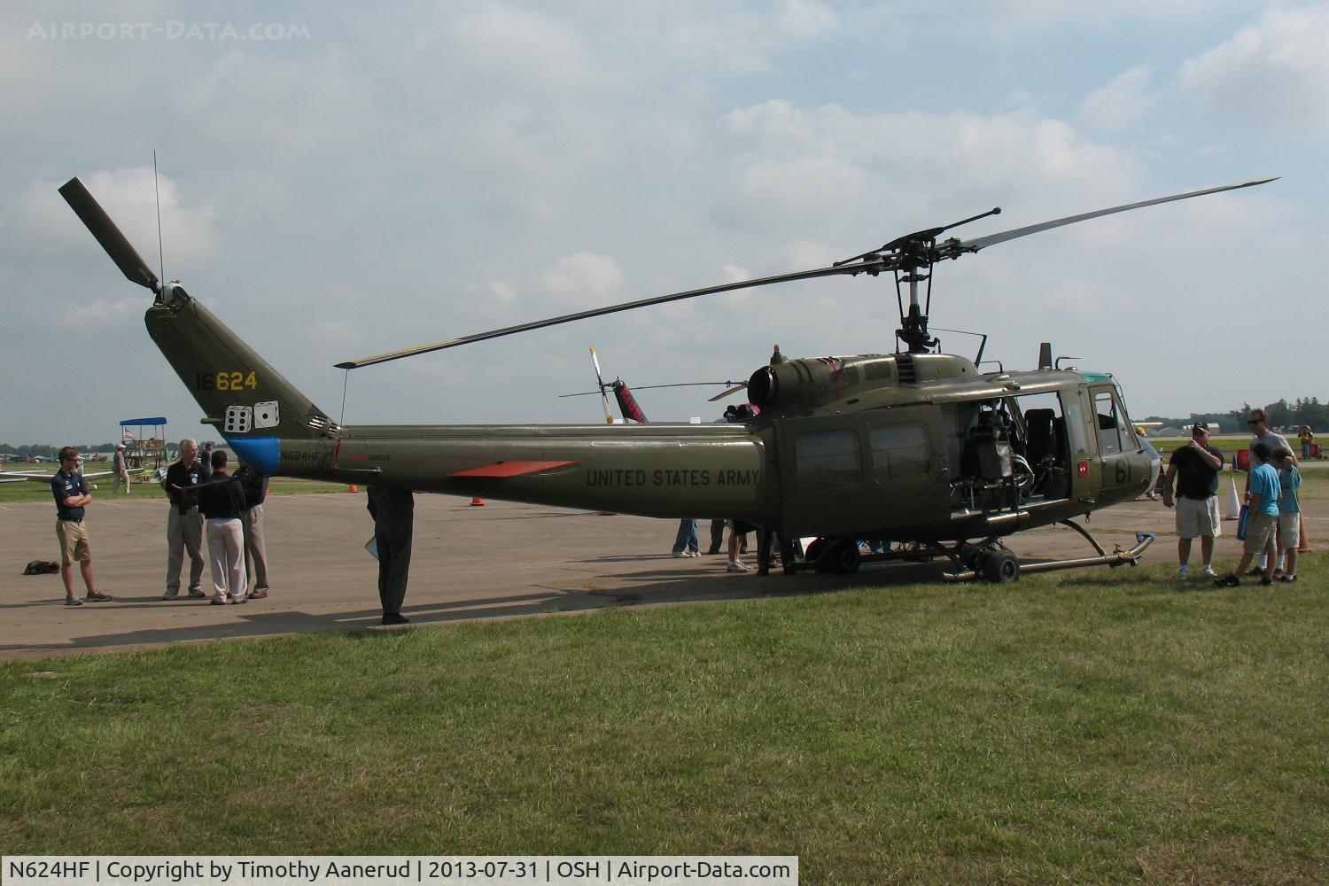 N624HF, 1966 Bell UH-1D Iroquois C/N 8819, 1966 Bell UH-1H, c/n: 66-16624