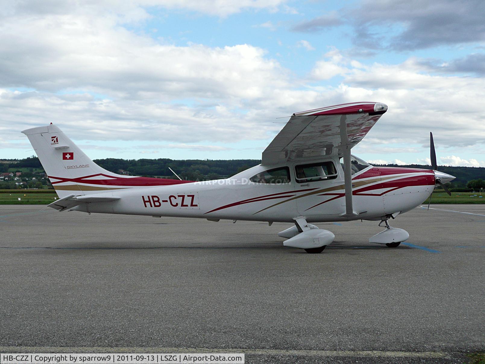 HB-CZZ, 2007 Cessna 182T Skylane C/N 18281896, a regular visitor to Grenchen