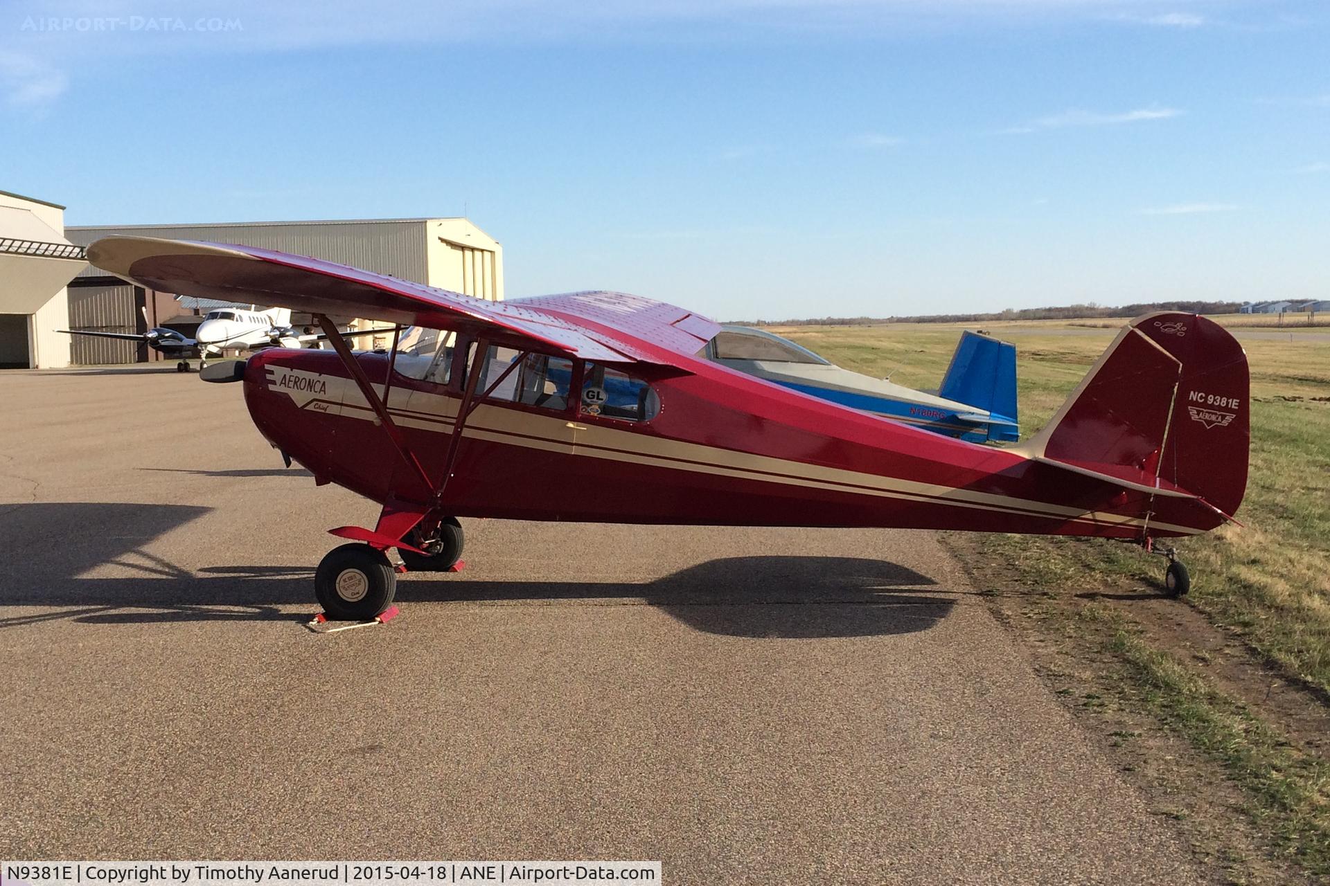 N9381E, 1946 Aeronca 11AC Chief C/N 11AC-910, 1946 Aeronca 11AC, c/n: 11AC-910, EAA Chapter 237 breakfast visitor