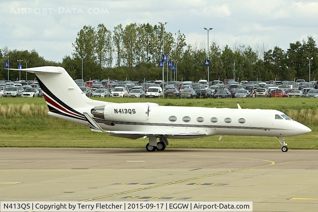 N413QS, 2004 Gulfstream Aerospace G-IV (G400) C/N 1521, 2004 Gulfstream Aerospace G-IV (G400), c/n: 1521 At Luton