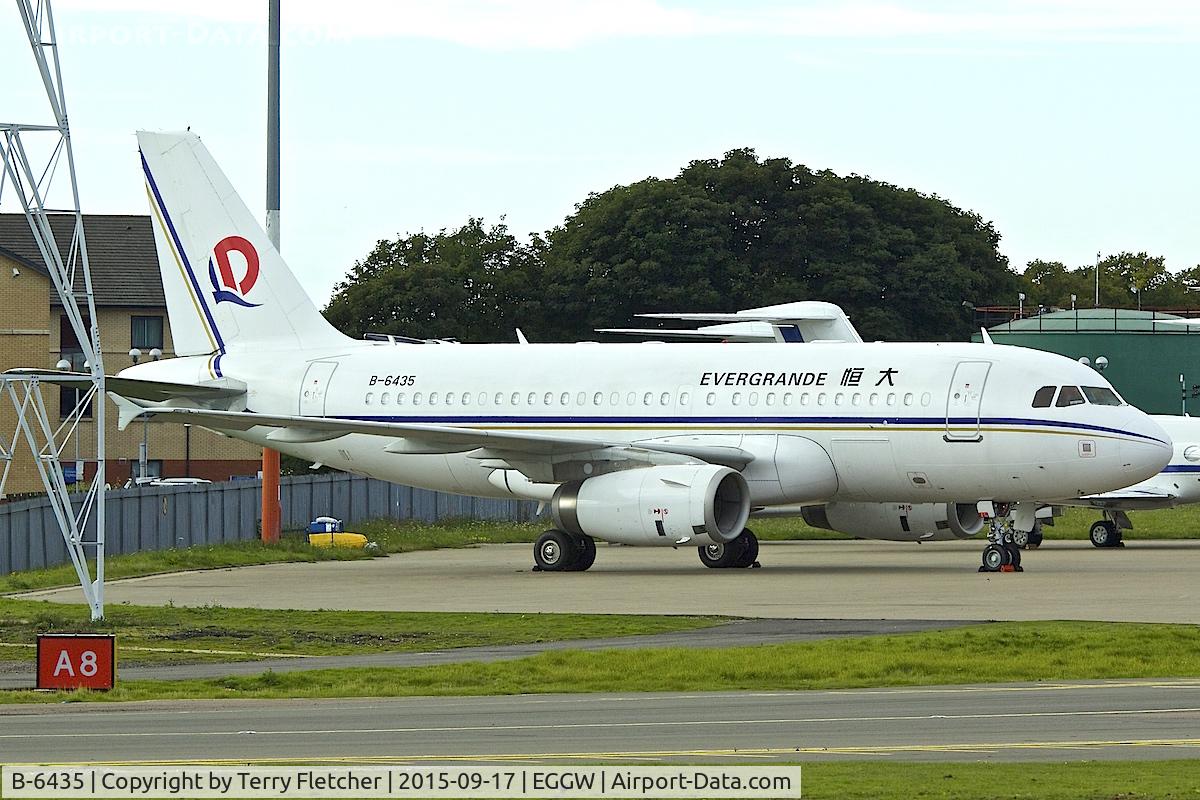B-6435, 2010 Airbus ACJ319 (A319-133/CJ) C/N 4428, 2010 Airbus A319-133(CJ), c/n: 4428 at Luton