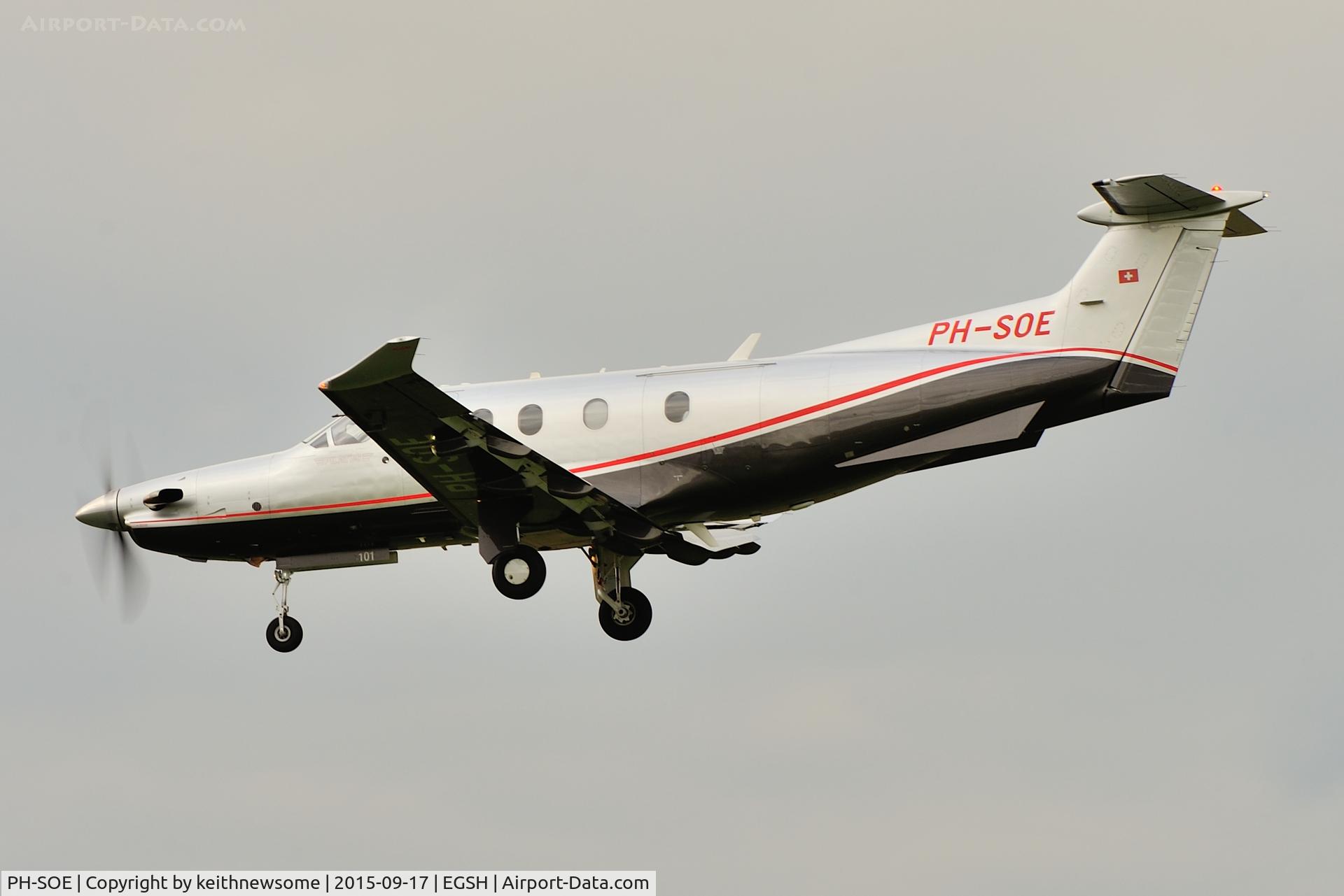 PH-SOE, Pilatus PC-12-47E C/N 1101, Nice visitor.