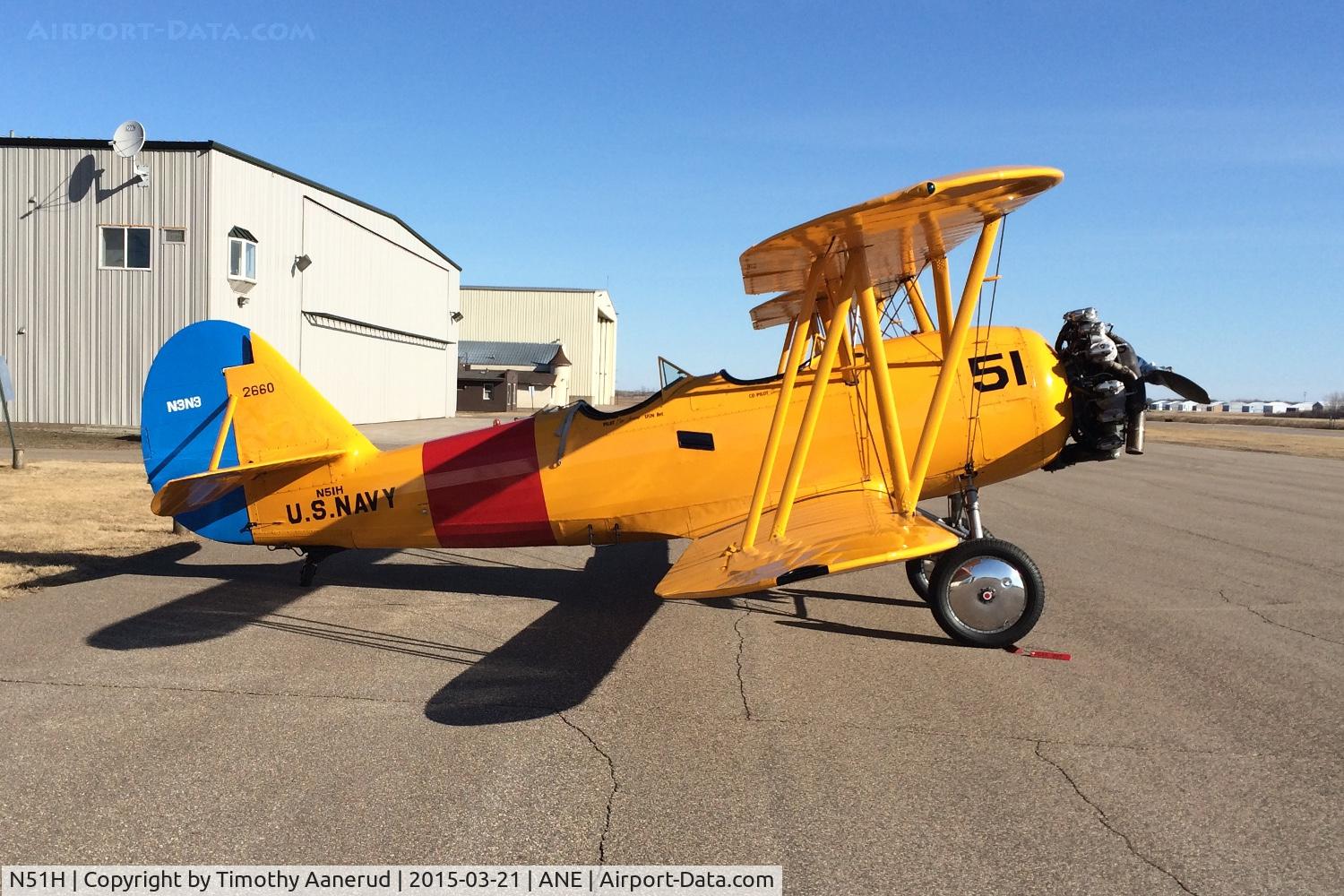 N51H, 1941 Naval Aircraft Factory N3N-3 C/N 2660, 1941 Naval Aircraft Factory N3N-3, c/n: 2660, EAA Chapter 237 Saturday morning breakfast visitor