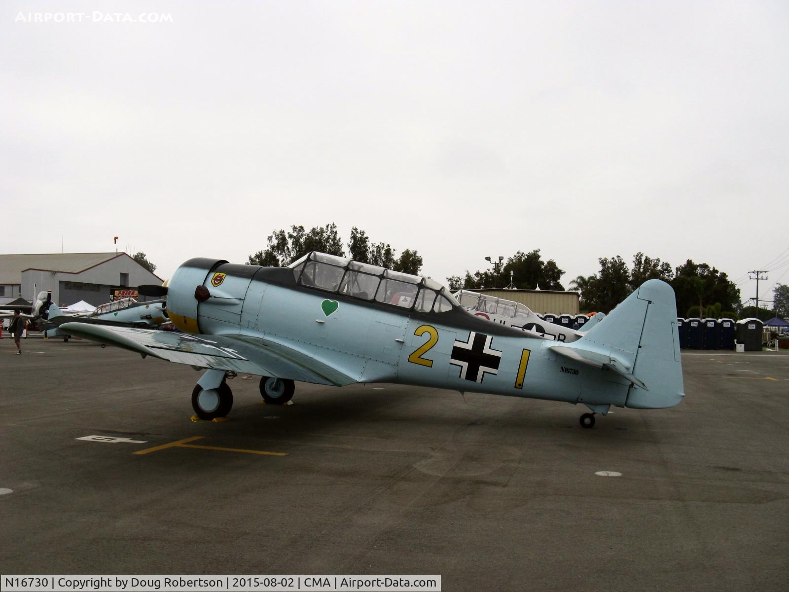 N16730, 1941 North American AT-6C C/N 75-3473, 1941 North American AT-6C, P&W R-1340 600 Hp of the Condor Squadron