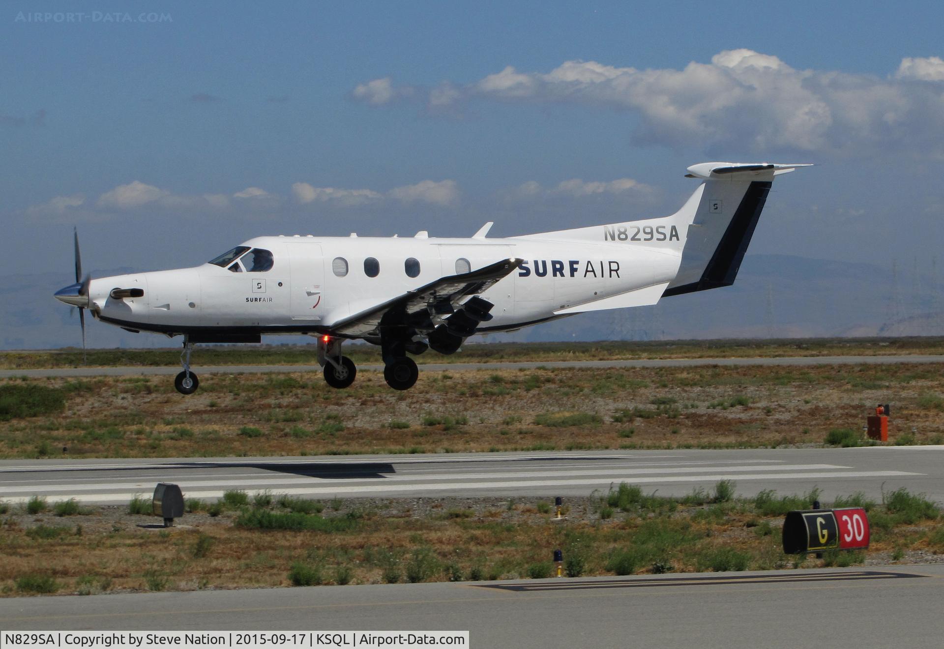 N829SA, 2015 Pilatus PC-12/47E C/N 1533, Surf Airlines 2015 Pilatus PC-12/47E operating as 