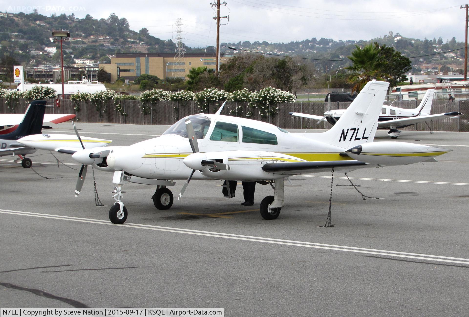 N7LL, 1974 Cessna 310Q C/N 310Q1019, Medical Practices Management Services Inc. (Covington, TN) 1974 Cessna 310Q on visitor's ramp @ San Carlos Airport, CA