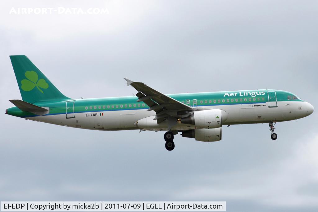 EI-EDP, 2009 Airbus A320-216 C/N 3781, Landing