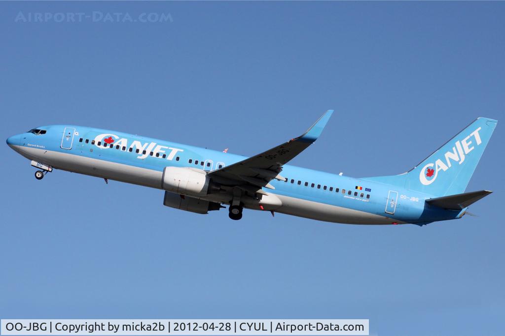 OO-JBG, 2008 Boeing 737-8K5 C/N 35142, Take off
