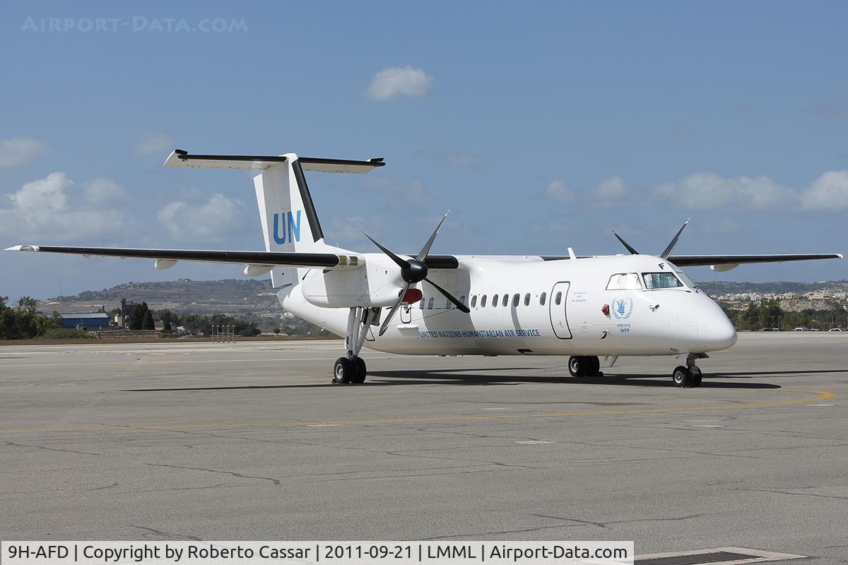 9H-AFD, 1997 De Havilland Canada DHC-8-311 Dash 8 C/N 458, Park 2
