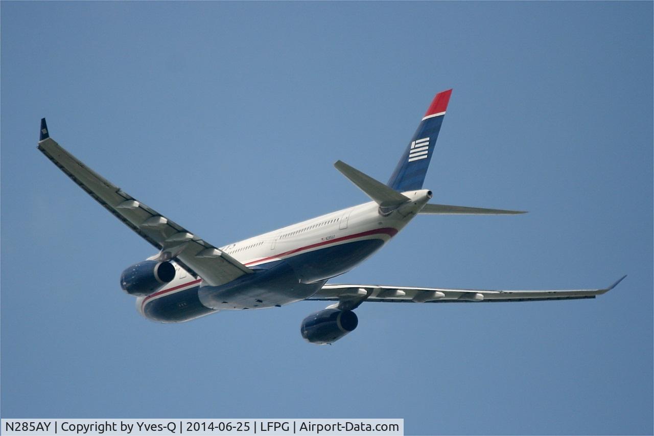 N285AY, 2010 Airbus A330-243 C/N 1100, Airbus A330-243, Take-off Rwy 27L, Roissy Charles De Gaulle Airport (LFPG-CDG)