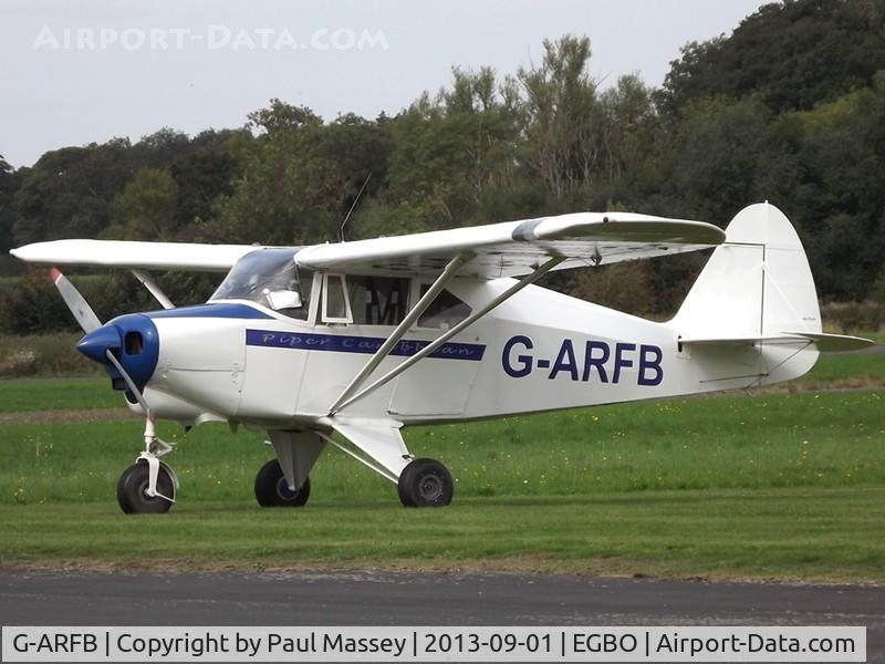 G-ARFB, 1960 Piper PA-22-150 Caribbean C/N 22-7518, The Tri-Pacer Group. Ex:-N3625Z
