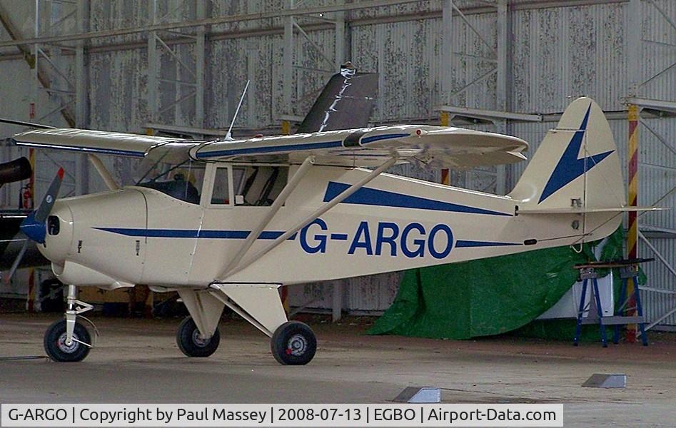 G-ARGO, 1960 Piper PA-22-108 Colt Colt C/N 22-8034, Privately Owned. Based when photo was taken.