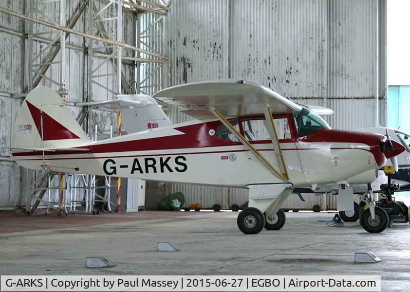 G-ARKS, 1961 Piper PA-22-108 Colt Colt C/N 22-8422, Privately Owned. Based Aircraft.