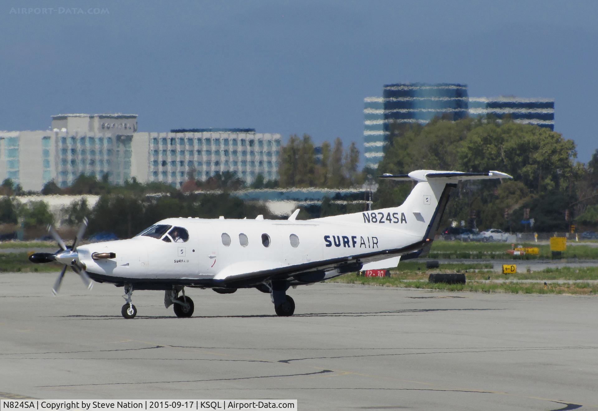 N824SA, 2015 Pilatus PC-12/47E C/N 1523, Surf Airlines 2015 Pilatus PC-12/47E operating as 