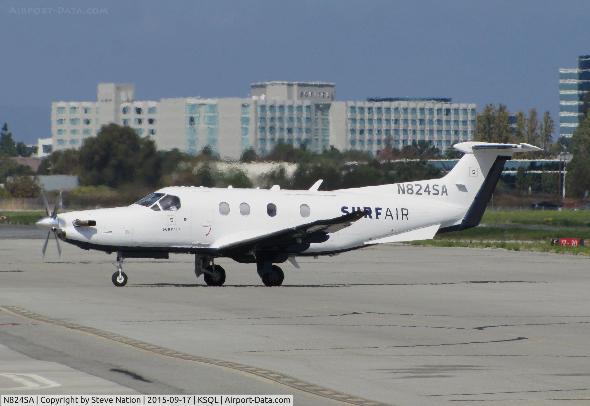 N824SA, 2015 Pilatus PC-12/47E C/N 1523, Surf Airlines 2015 Pilatus PC-12/47E operating as 