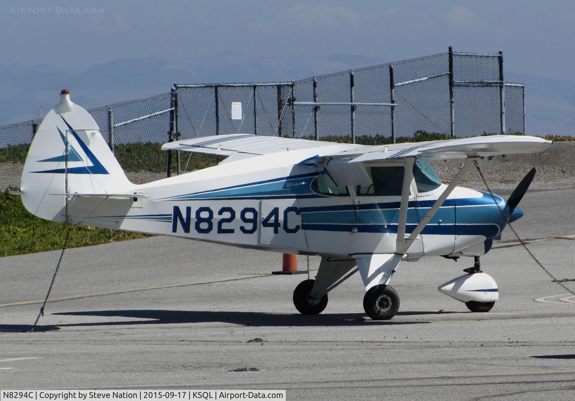N8294C, 1954 Piper PA-22-135 Tri-Pacer C/N 22-2359, I've always had a soft spot in my heart for Tri-Pacers! This locally-based 1954 PA-22-135 @ San Carlos Airport, CA is no exception.