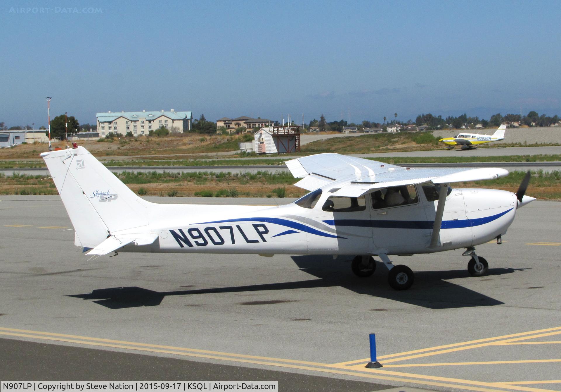 N907LP, 1999 Cessna 172S C/N 172S8221, 1999 Cessna 172S performing engine check @ San Carlos Airport, CA