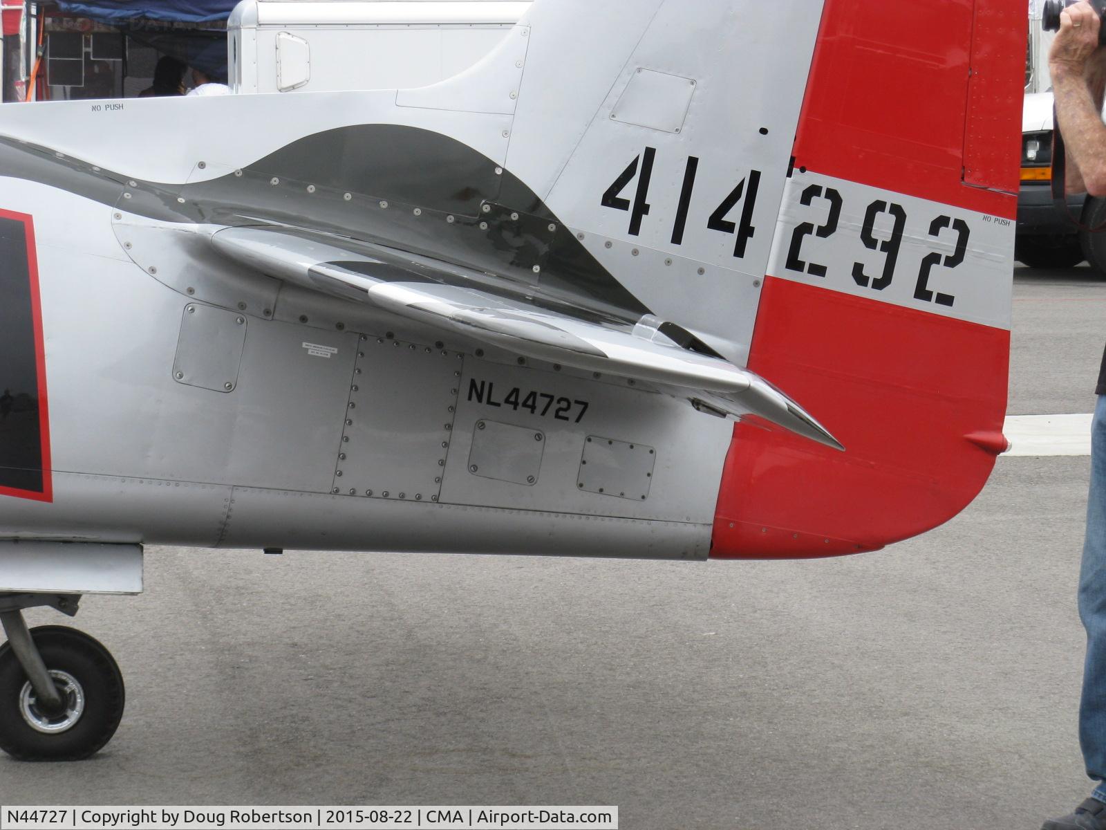N44727, 1944 North American P-51D Mustang C/N 122-39198, 1944 North American/Aero Classics P-51D MUSTANG 'Man O' War', Packard Rolls-Royce V-1650 Merlin 1,695 Hp, tail data, Limited class warbird