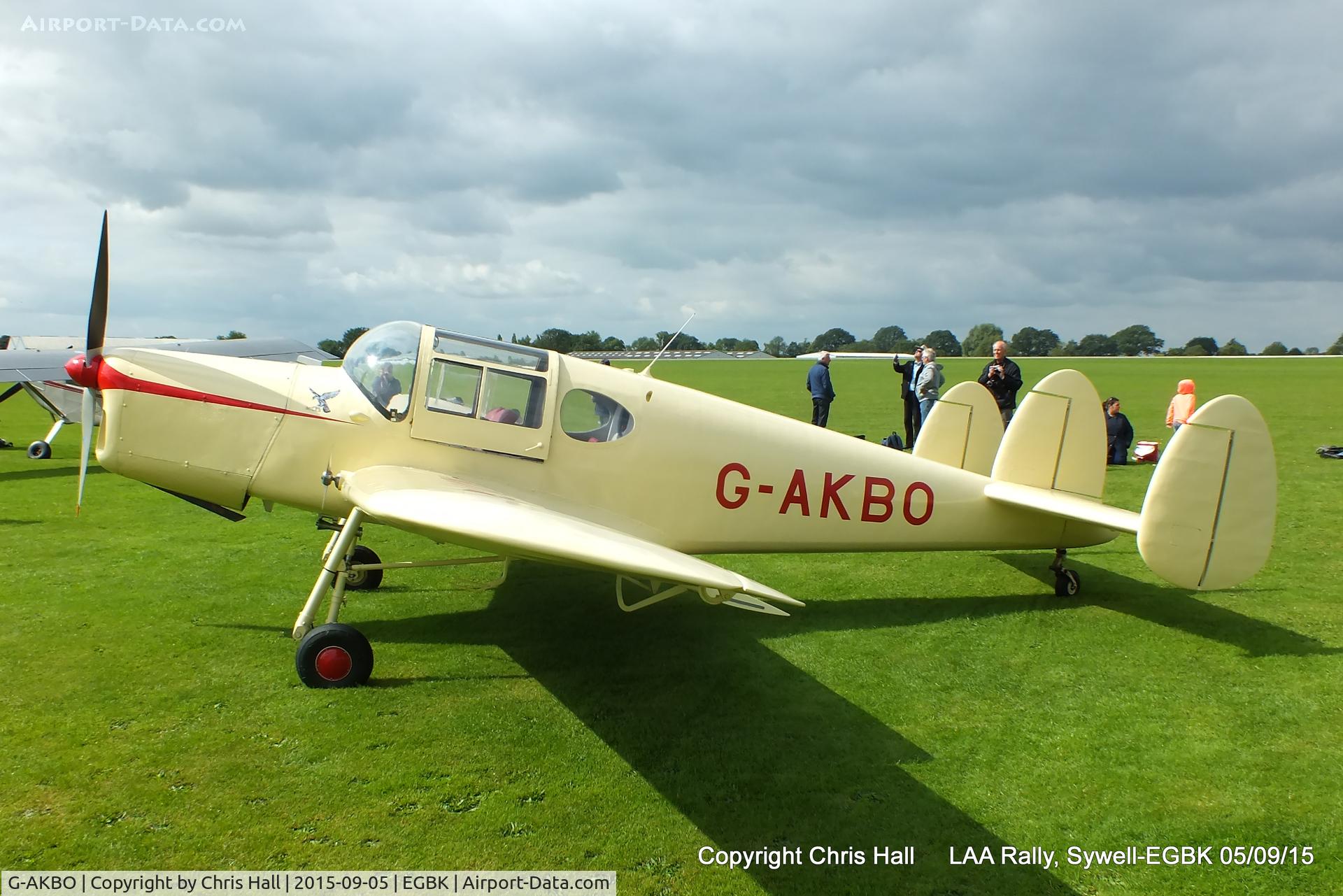 G-AKBO, 1947 Miles M38 Messenger 2A C/N 6378, at the LAA Rally 2015, Sywell