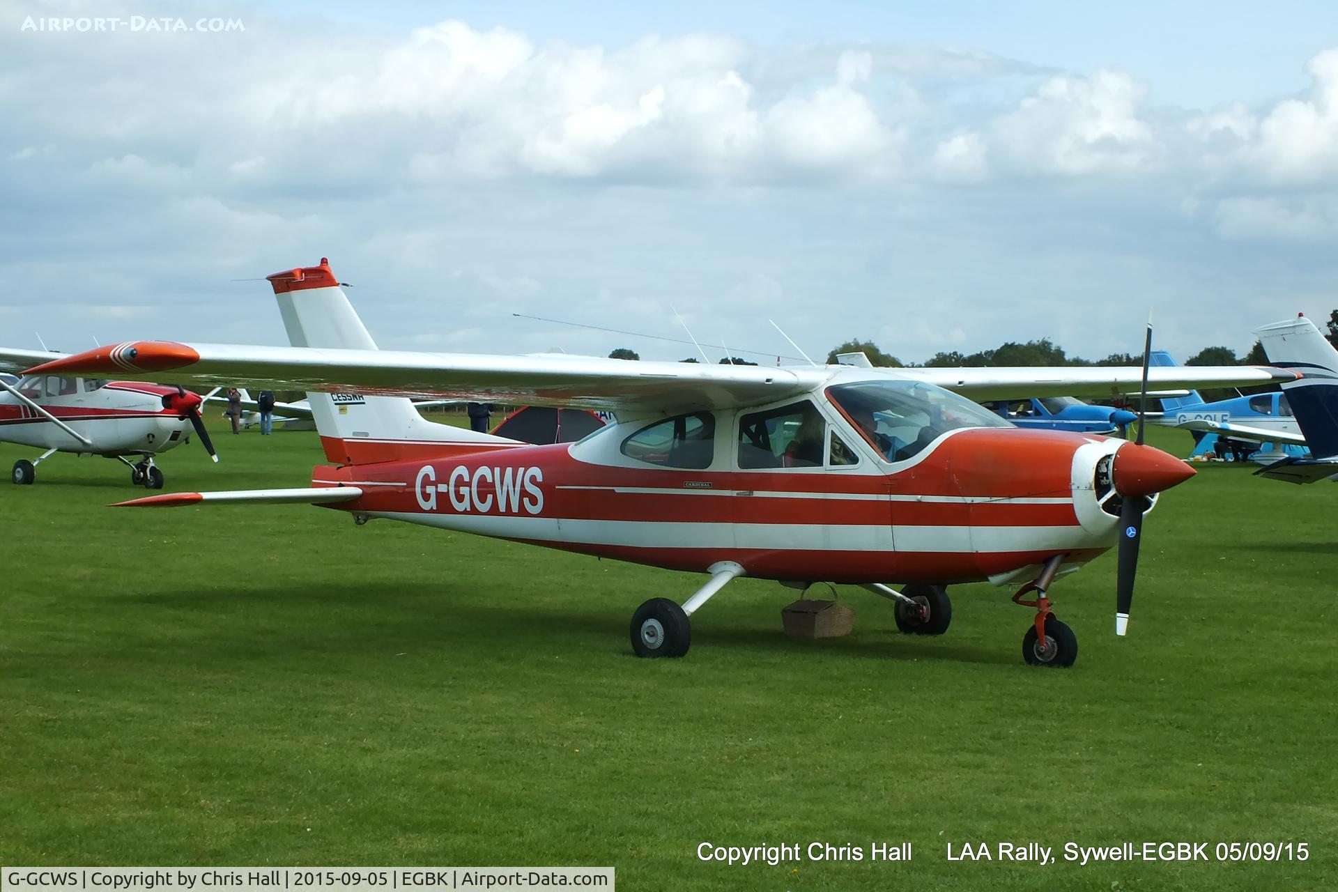 G-GCWS, 1967 Cessna 177 Cardinal Cardinal C/N 17700504, at the LAA Rally 2015, Sywell