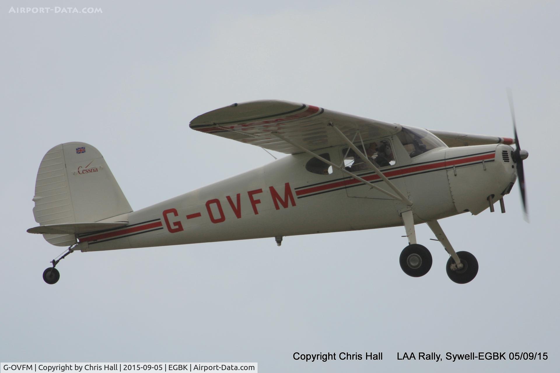 G-OVFM, 1948 Cessna 120 C/N 14720, at the LAA Rally 2015, Sywell