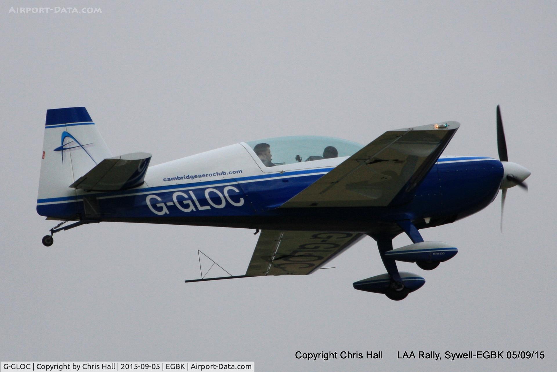 G-GLOC, 2007 Extra EA-300/200 C/N 1039, at the LAA Rally 2015, Sywell