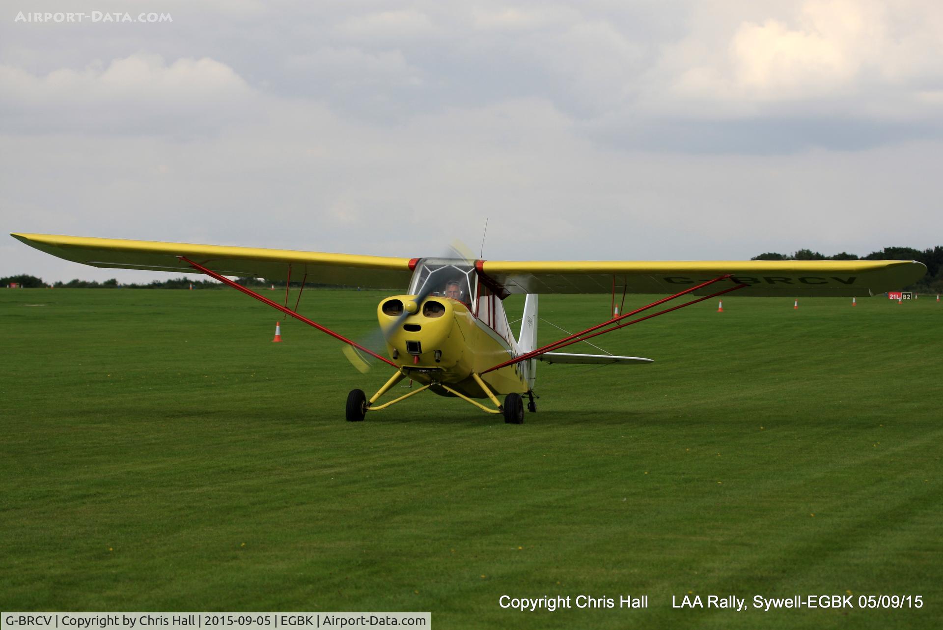 G-BRCV, 1945 Aeronca 7AC Champion C/N 7AC-282, at the LAA Rally 2015, Sywell