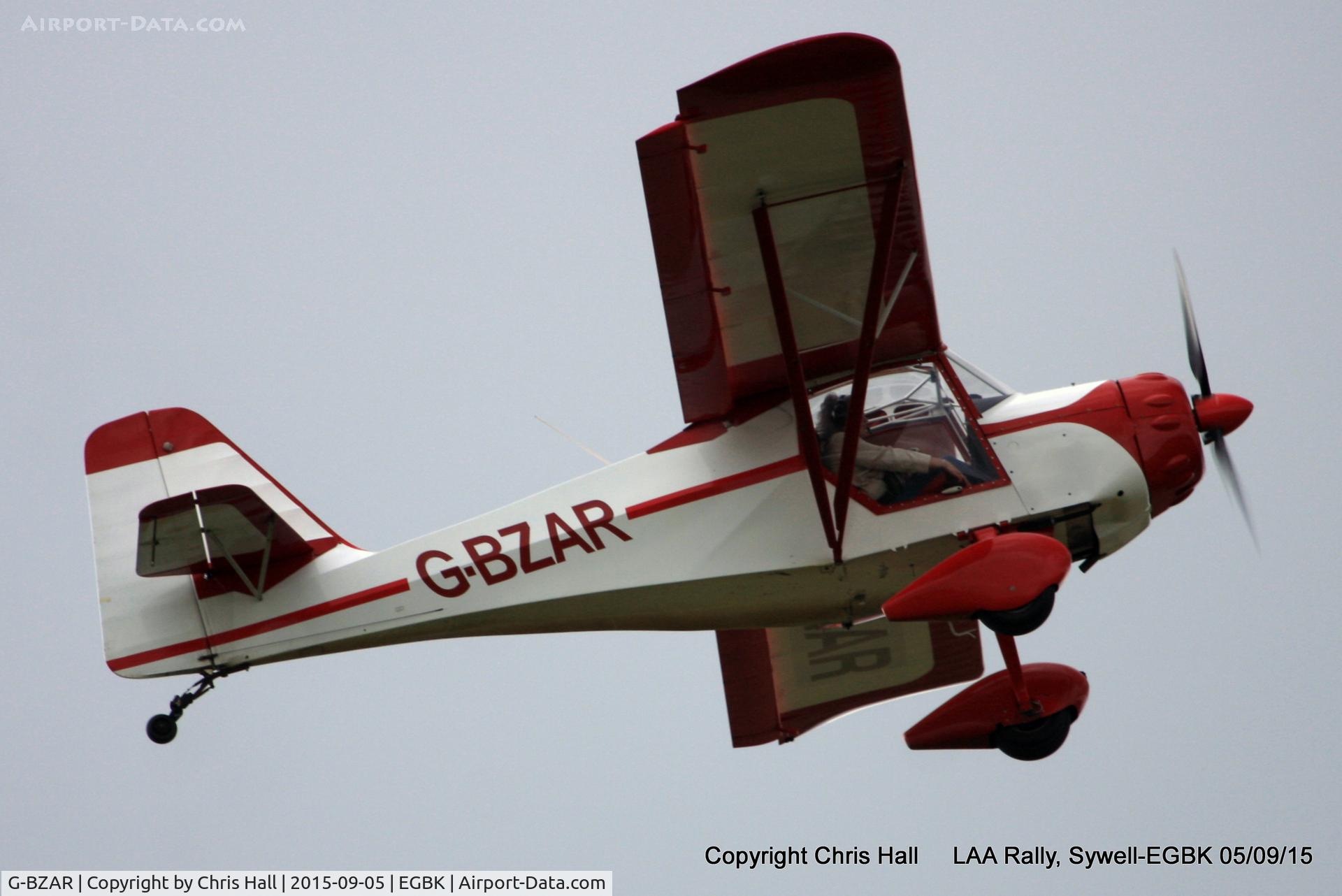 G-BZAR, 1996 Denney Kitfox 4-1200 Speedster C/N PFA 172B-12529, at the LAA Rally 2015, Sywell