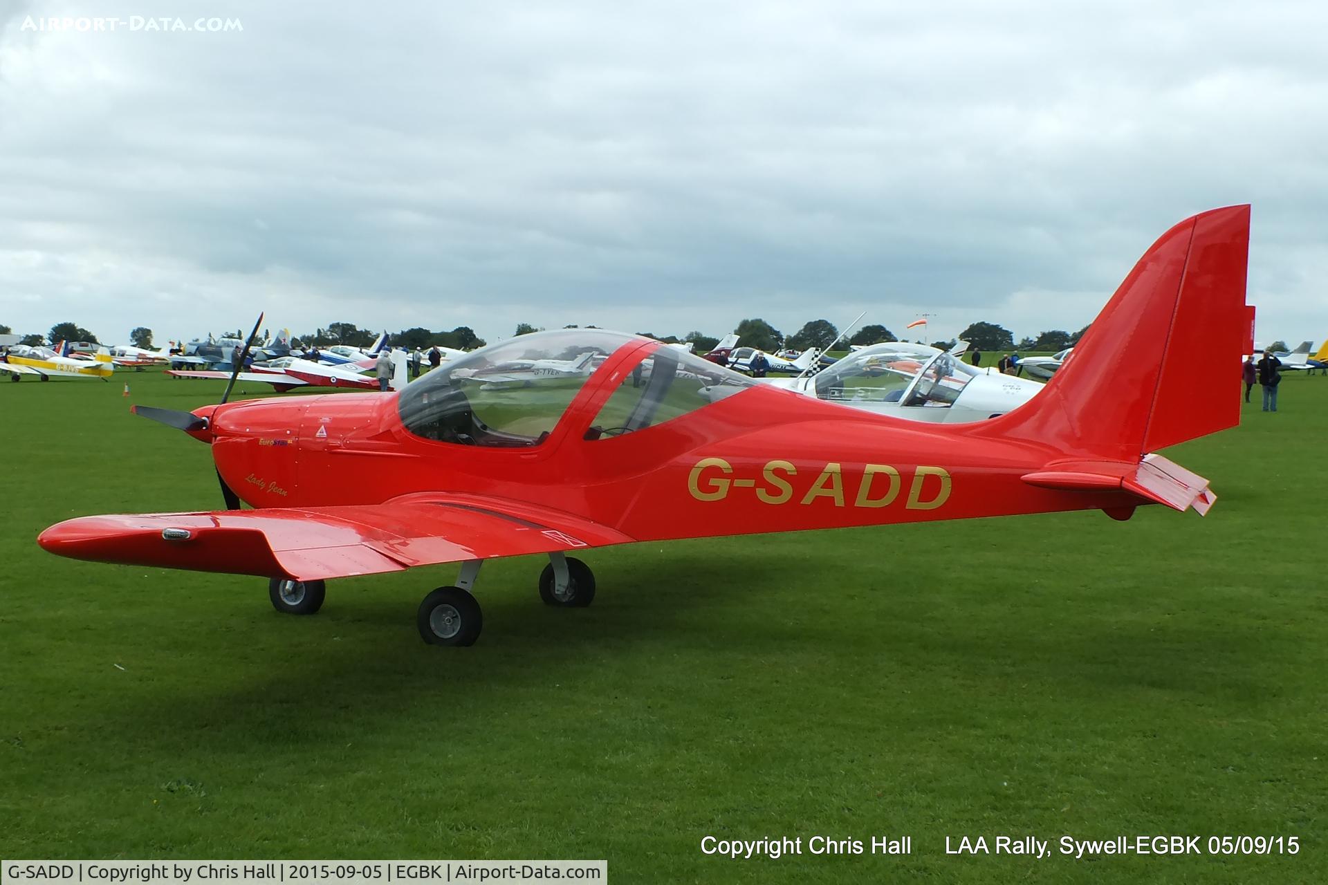 G-SADD, 2015 Evektor EV-97 Eurostar SL C/N 2015-4218, at the LAA Rally 2015, Sywell