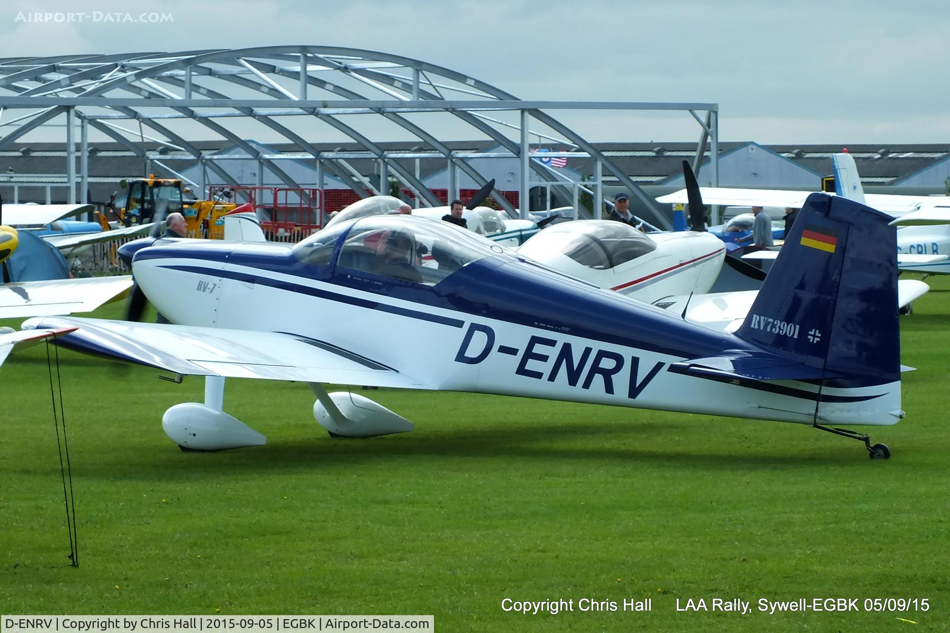 D-ENRV, Vans RV-7 C/N 2002463, at the LAA Rally 2015, Sywell