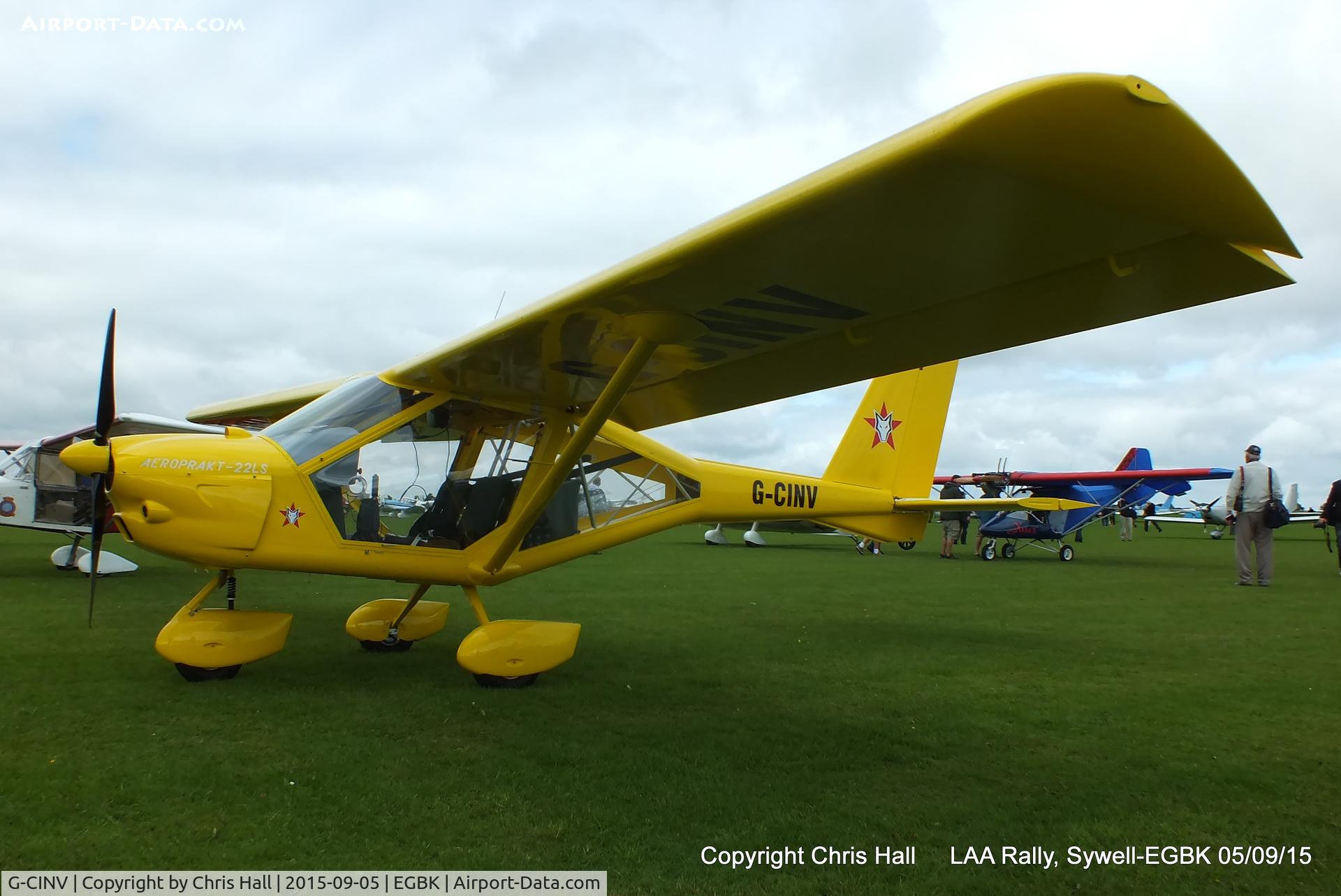 G-CINV, 2015 Aeroprakt A22-LS Foxbat C/N LAA 317B-15316, at the LAA Rally 2015, Sywell